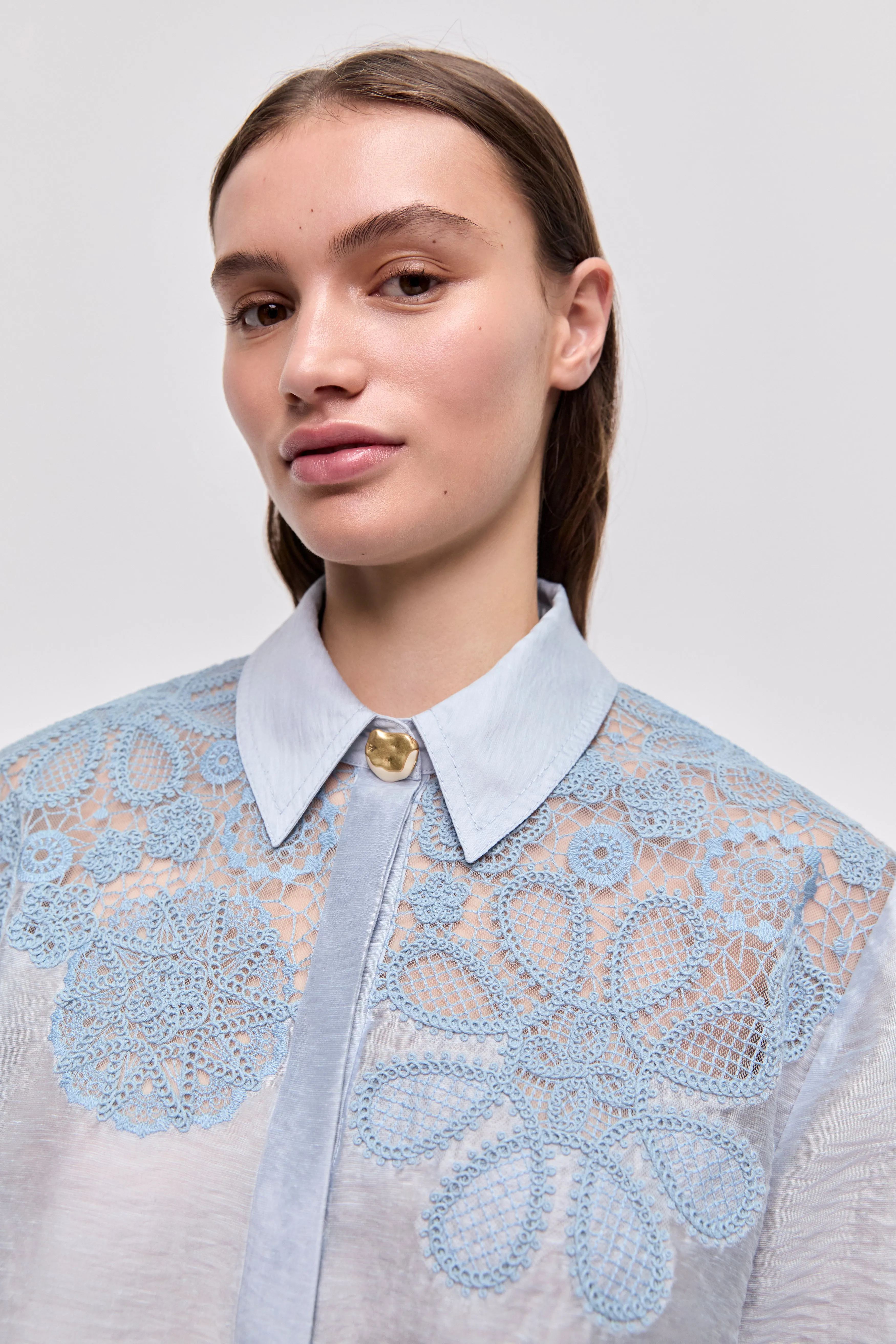 Gia Embroidered Shirt sold by Aje product image thumbnail 4