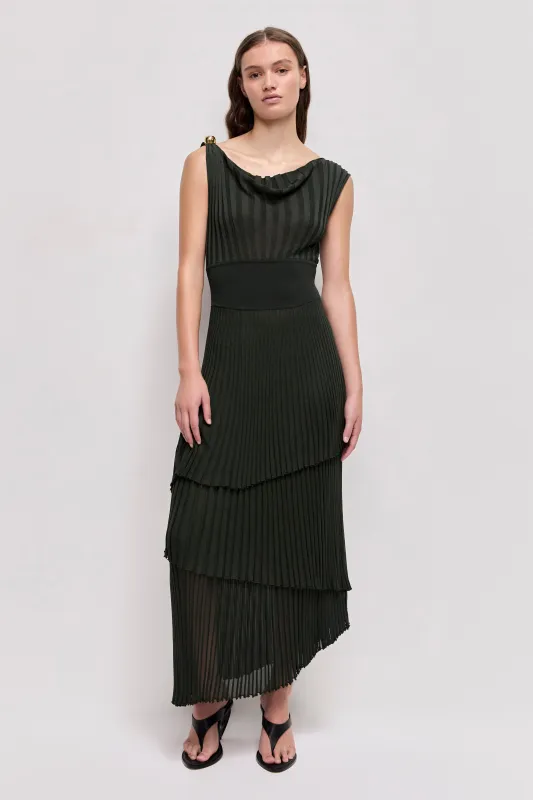 Carmine Knit Midi Dress made by Aje