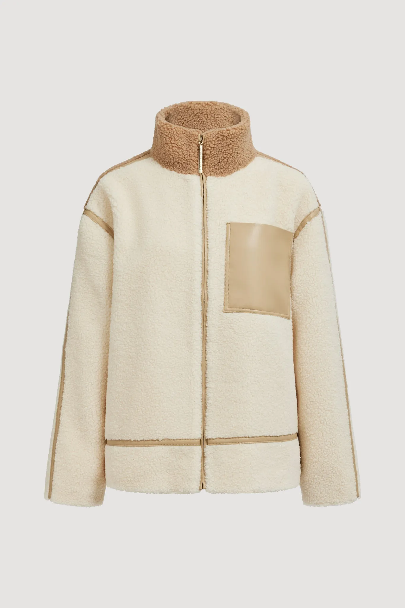 Panelled Sherpa Jacket sold by Aje product image thumbnail 2