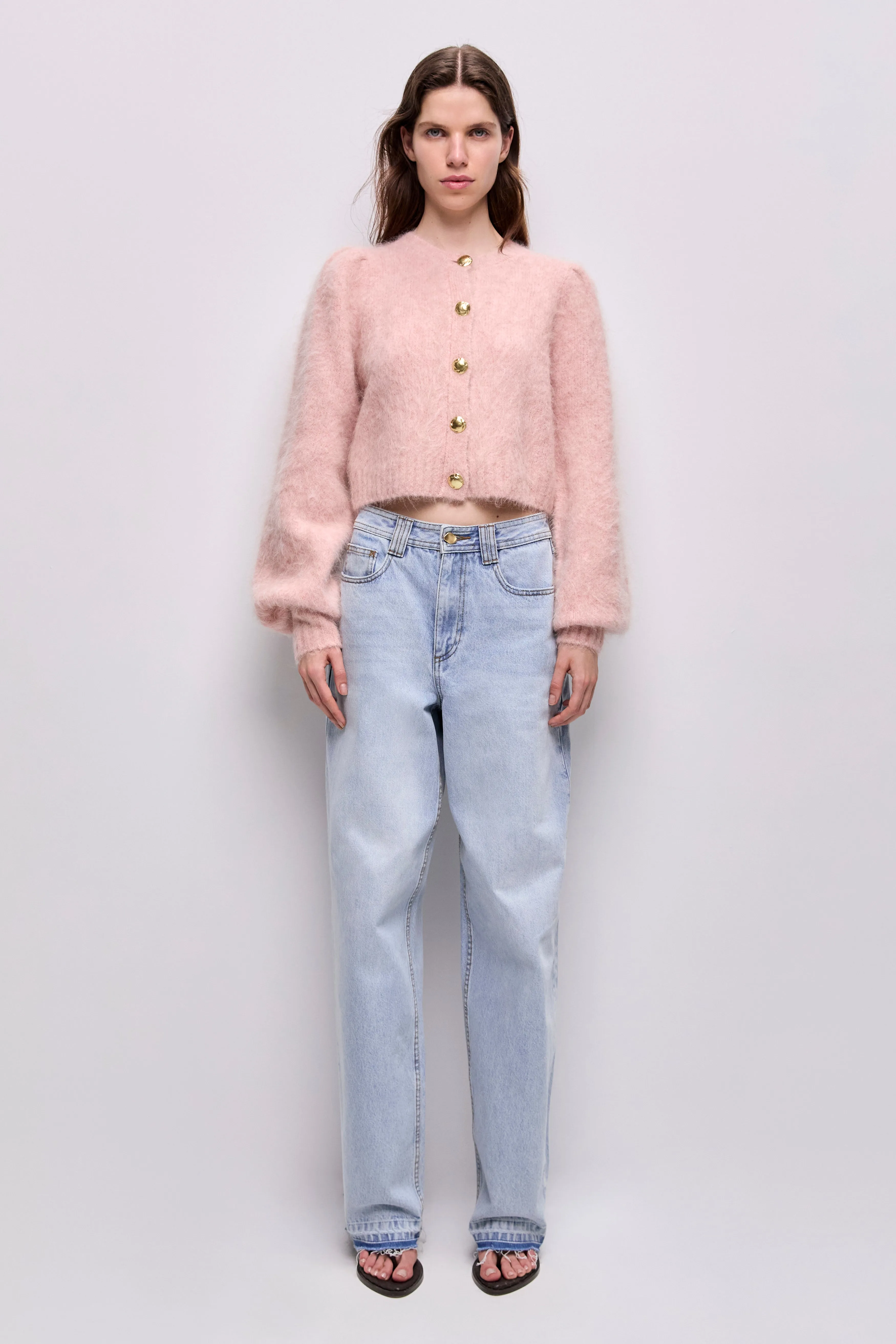 Renee Fluffy Cardigan sold by Aje