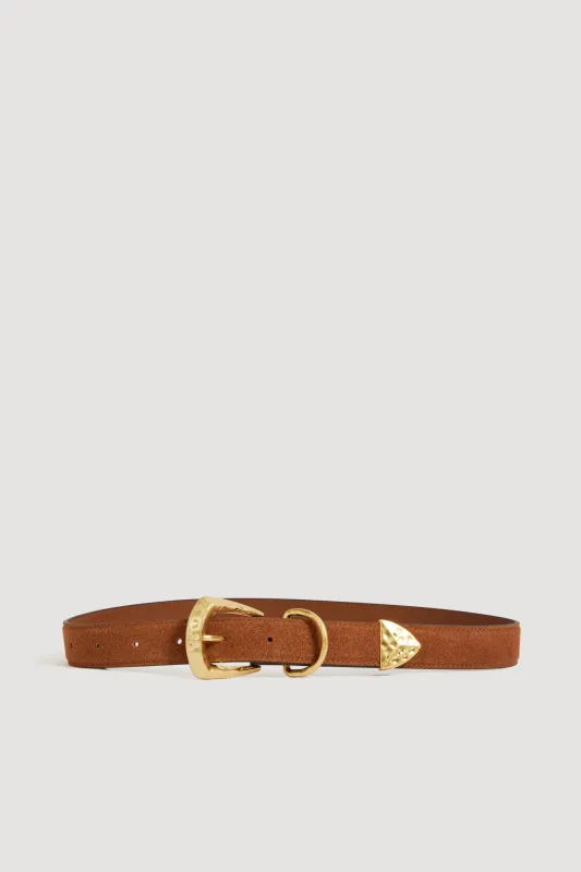 Maxine Suede Belt made by Aje