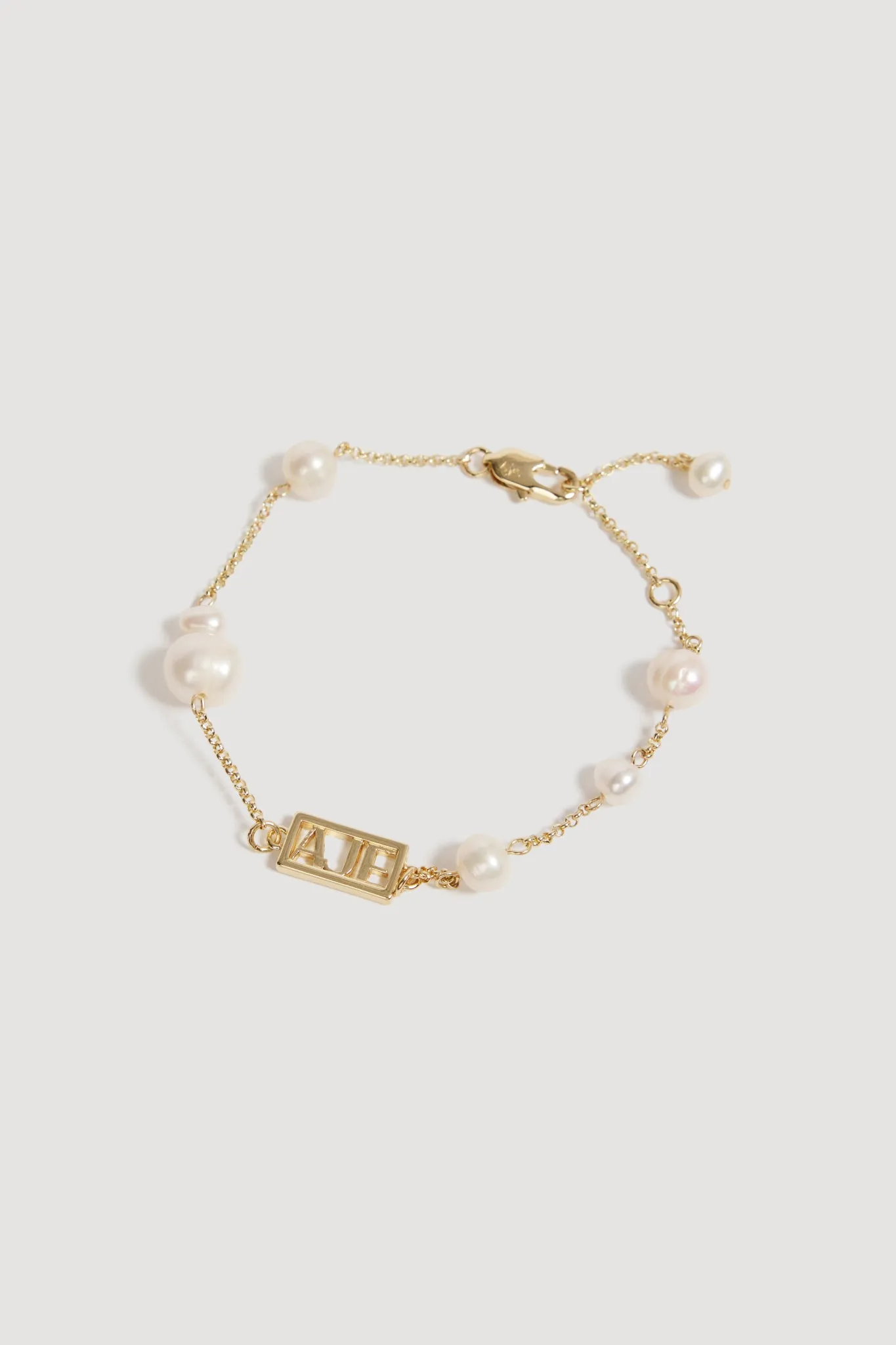 Swept Logo Pearl Bracelet sold by Aje