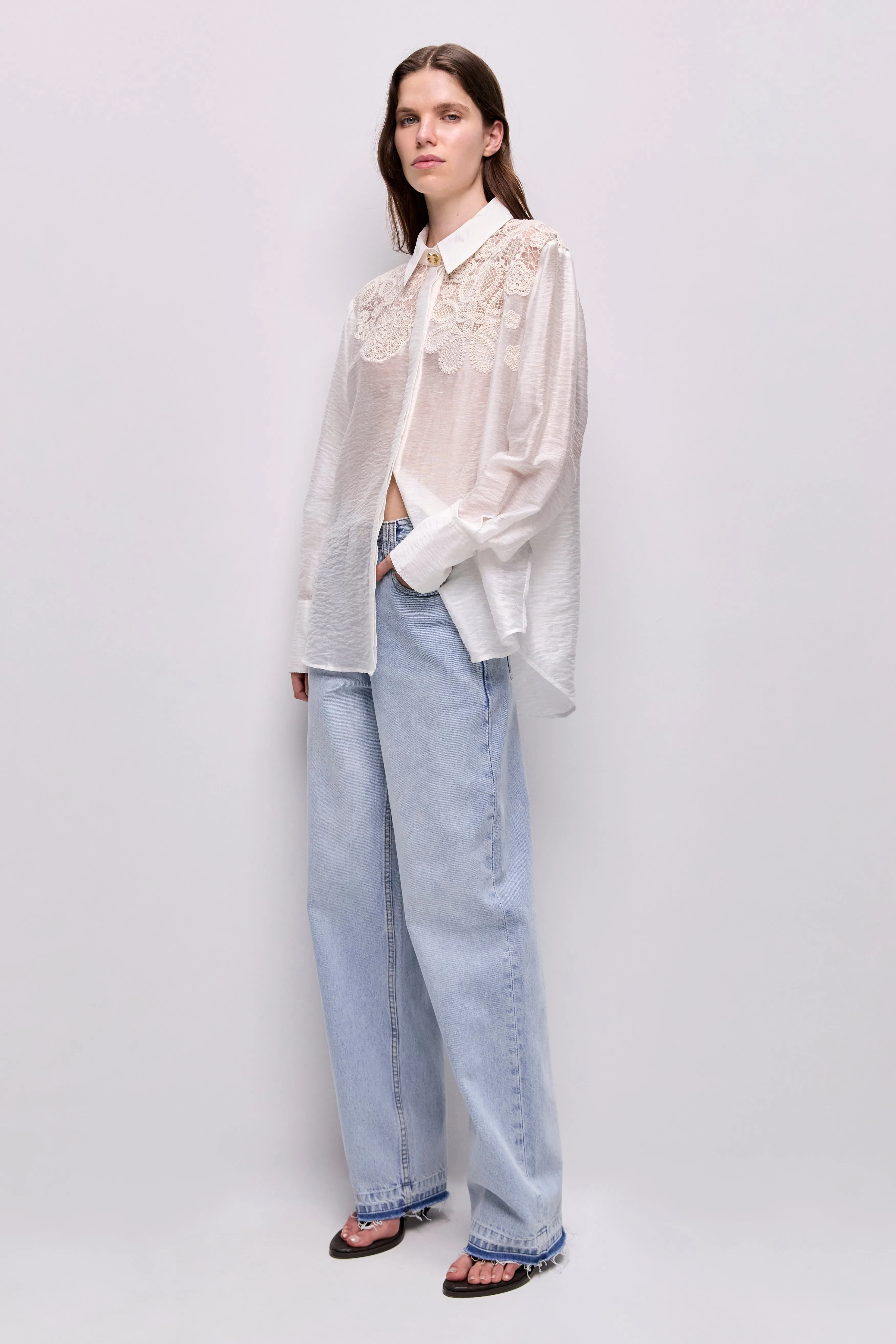 Gia Embroidered Shirt sold by Aje product image thumbnail 5