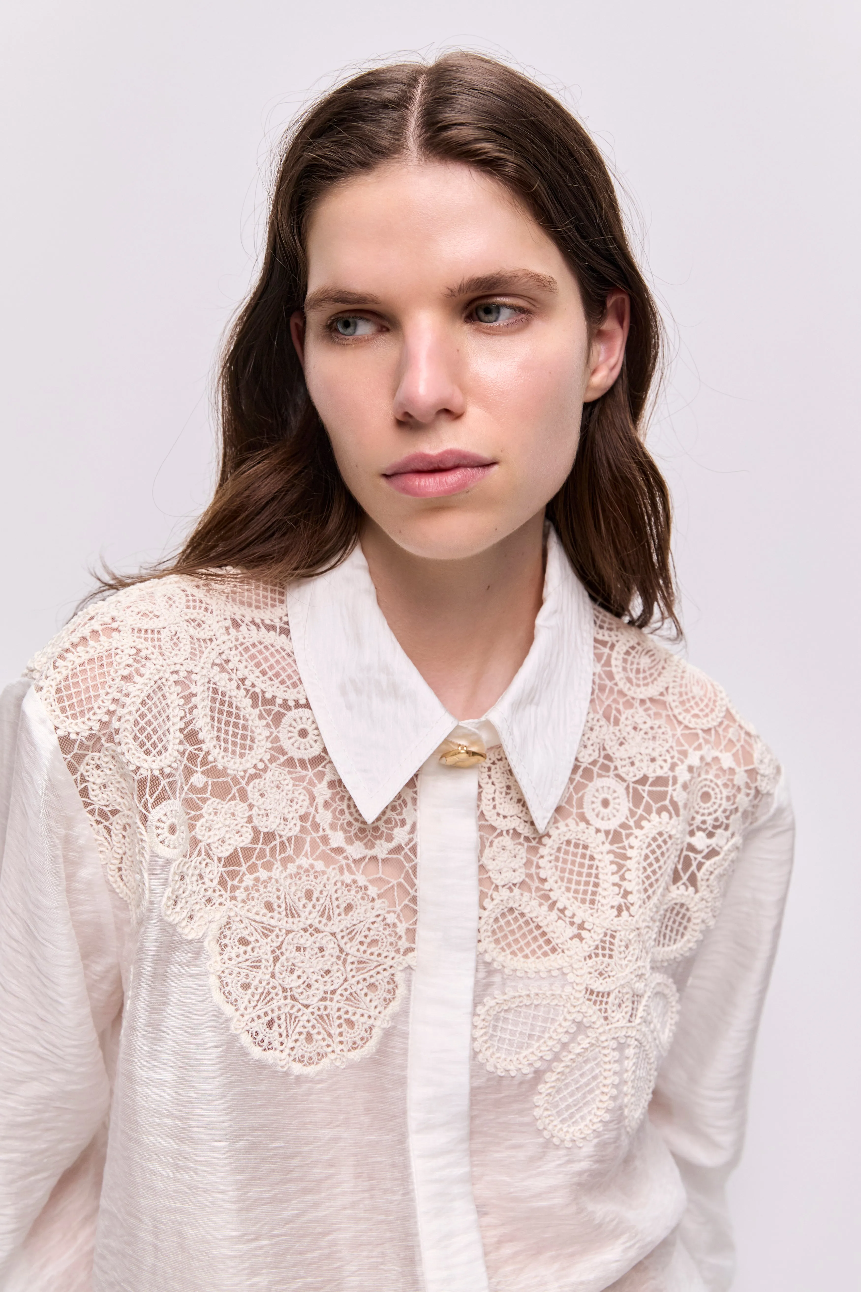 Gia Embroidered Shirt sold by Aje product image thumbnail 4