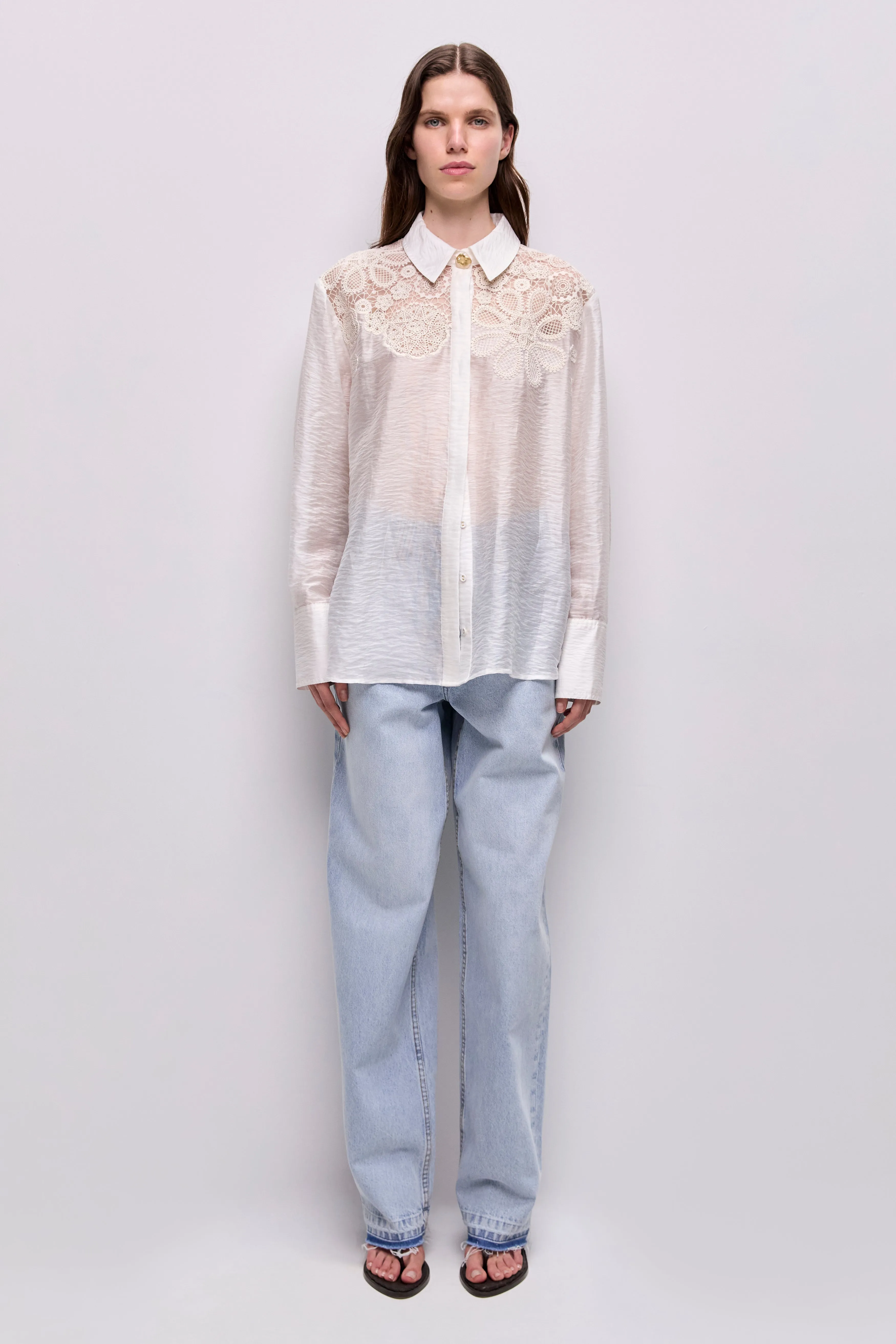 Gia Embroidered Shirt sold by Aje