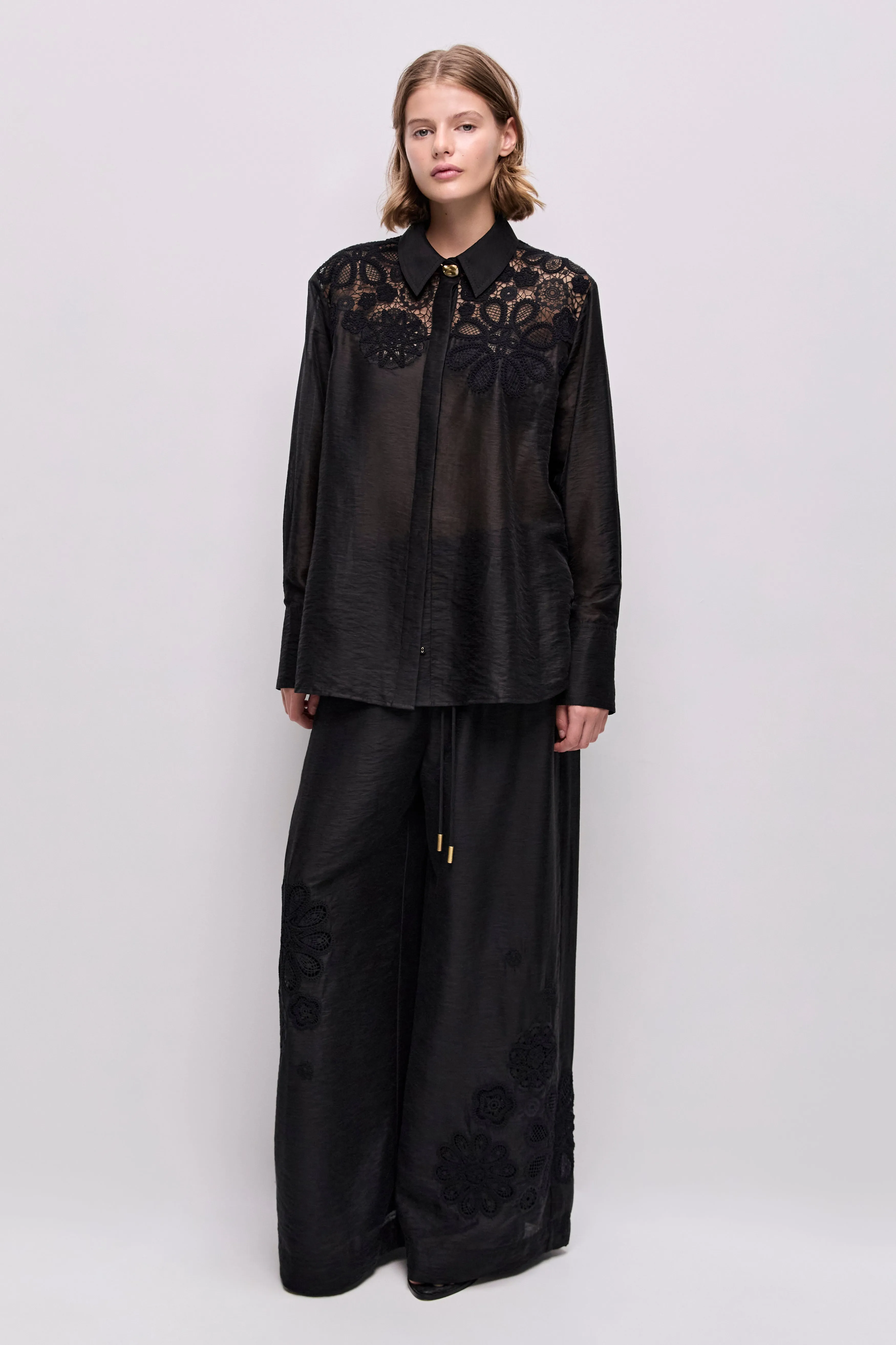 Gia Embroidered Shirt sold by Aje