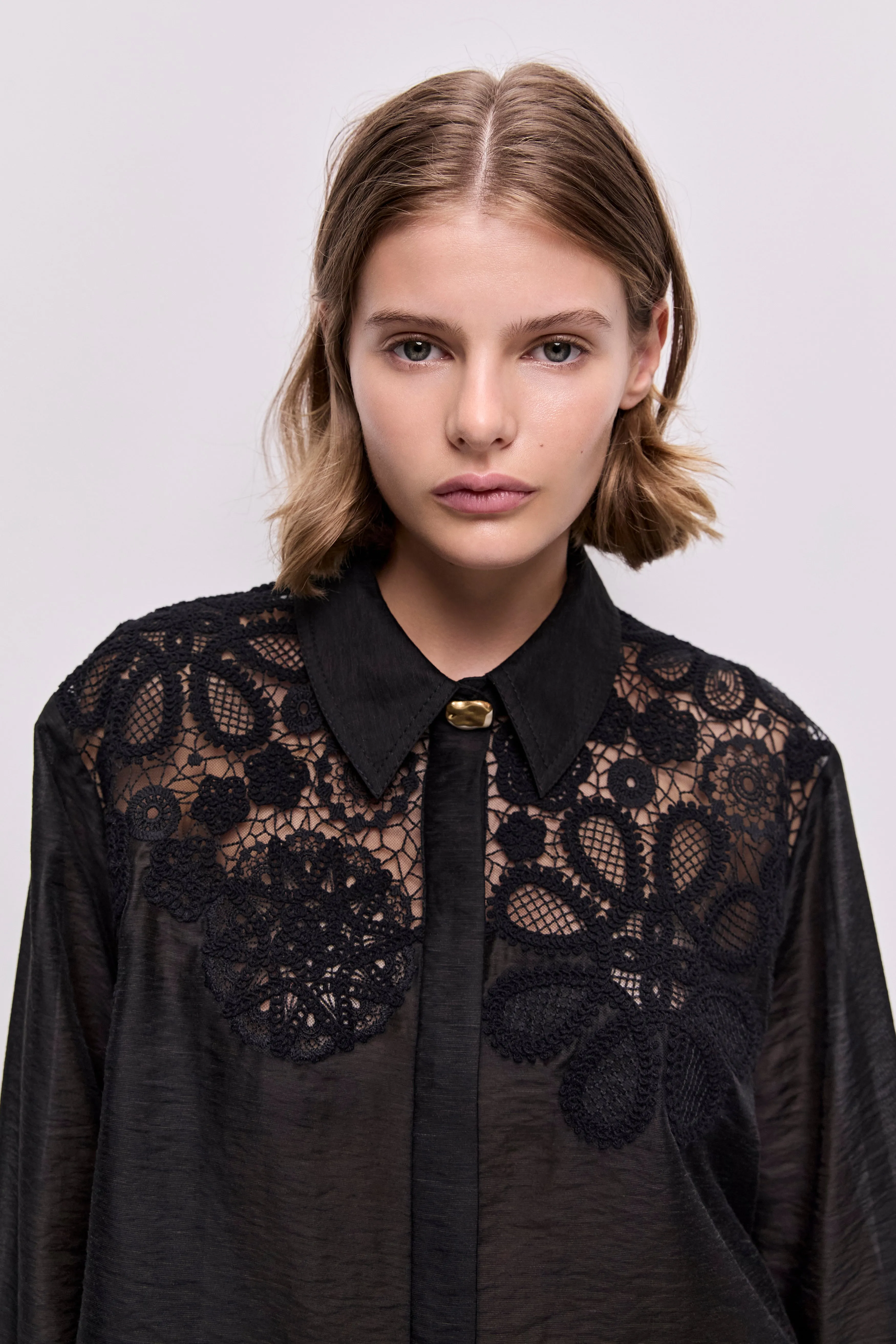 Gia Embroidered Shirt sold by Aje product image thumbnail 3