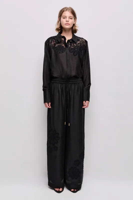 Gia Embroidered Pant made by Aje