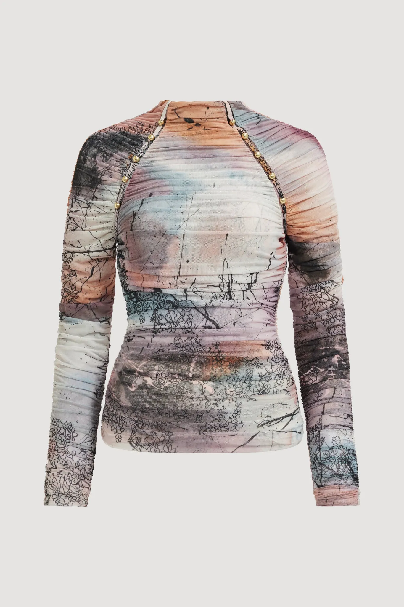 Carline Gathered Mesh Top sold by Aje product image thumbnail 2