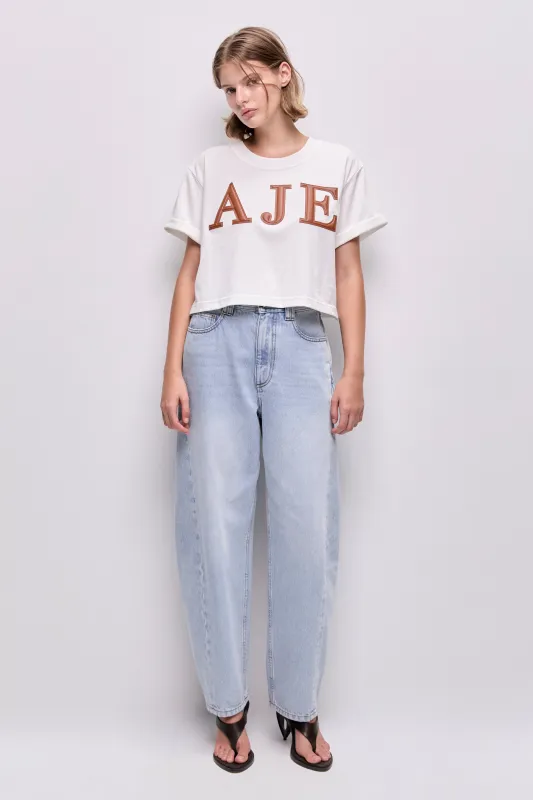 Danila Logo Cropped Tee made by Aje