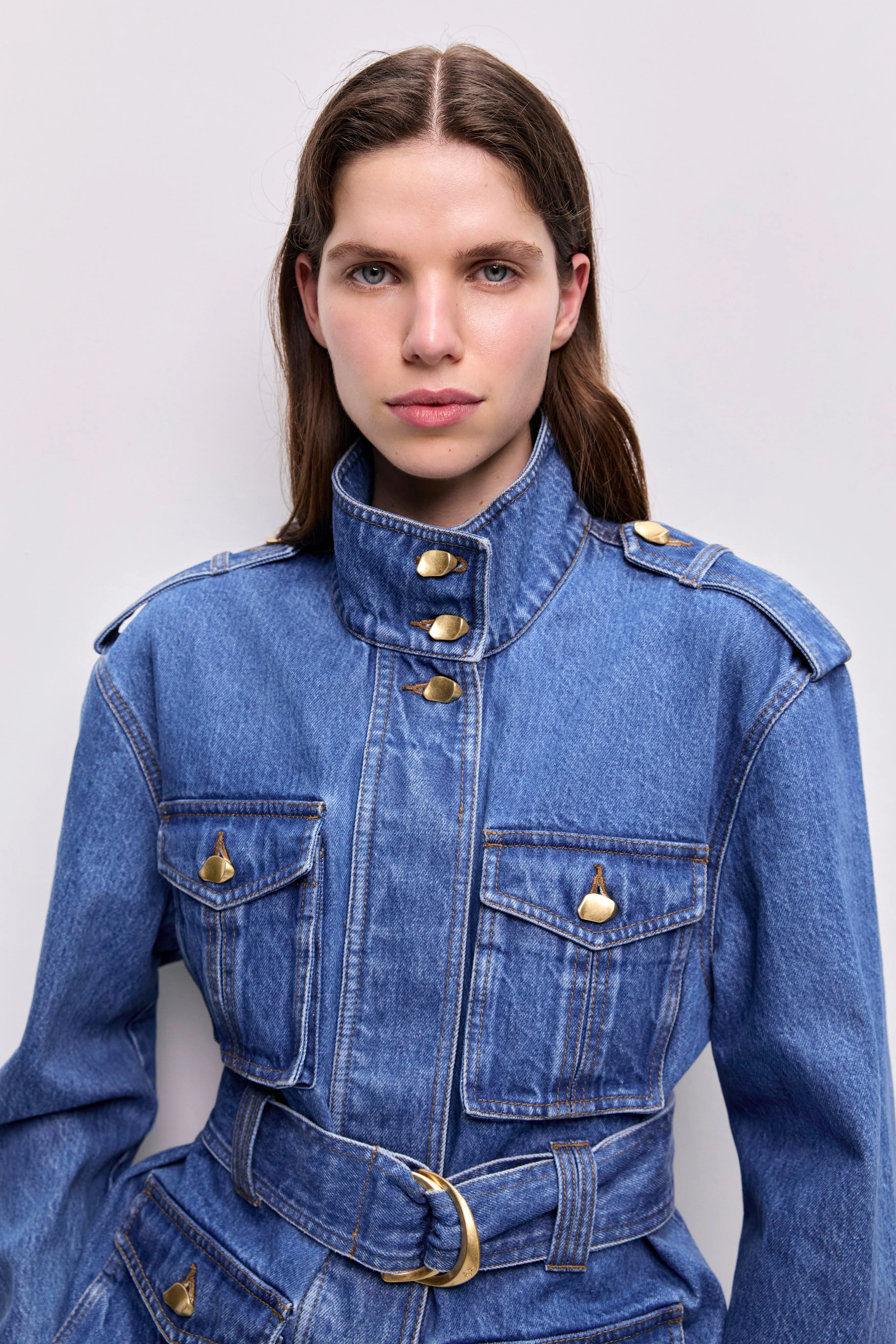 Loxley Denim Trench Jacket sold by Aje product image thumbnail 4