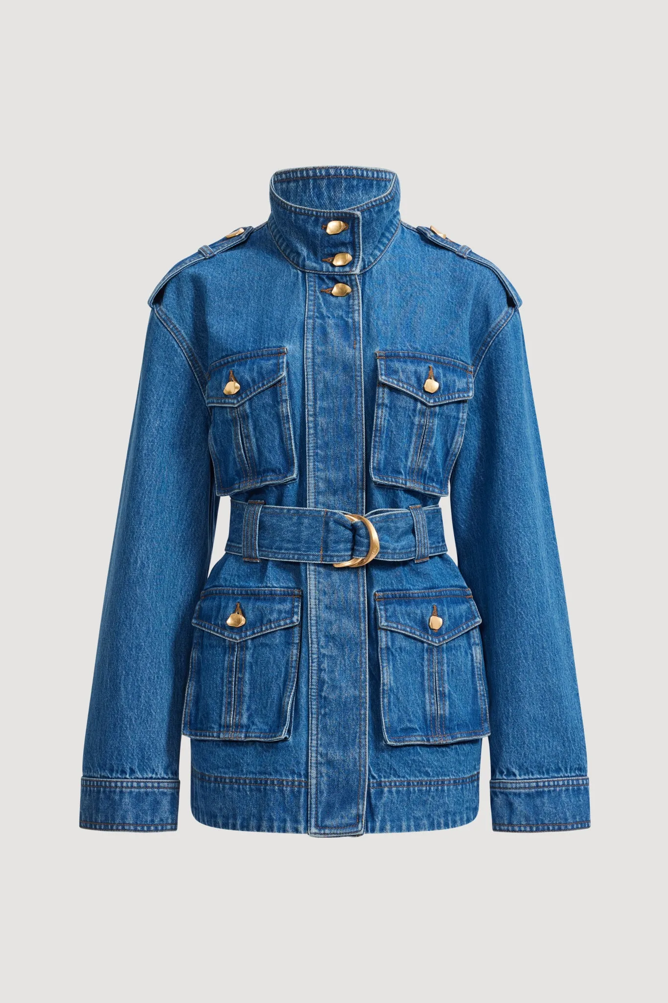 Loxley Denim Trench Jacket sold by Aje product image thumbnail 2
