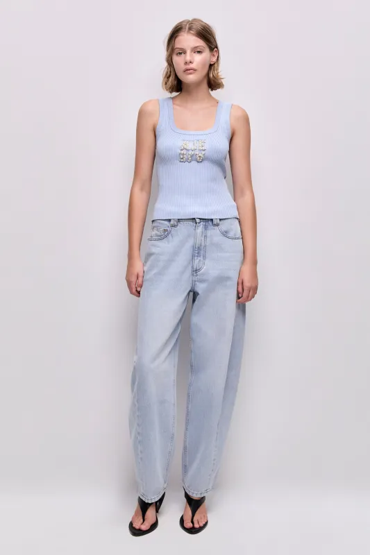 Andie Pearl Logo Tank made by Aje