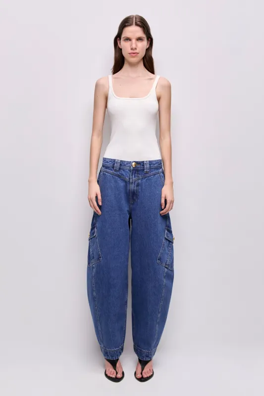 Loxley Cargo Barrel Jean made by Aje