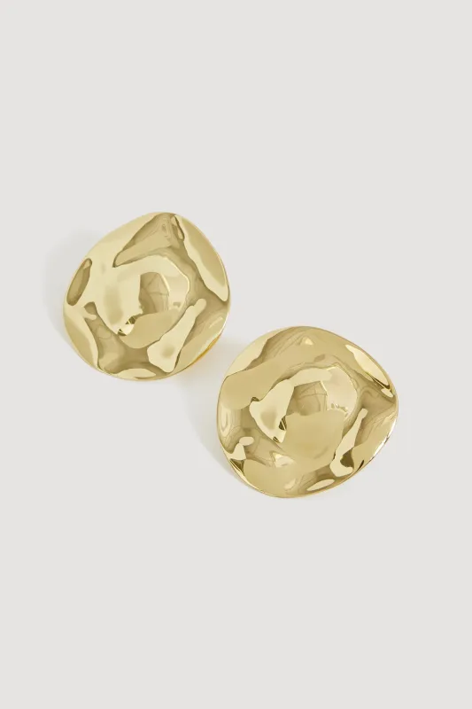 Isabeau Small Disc Stud made by Aje