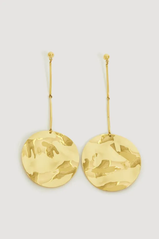 Isabeau Disc Drop Earring made by Aje