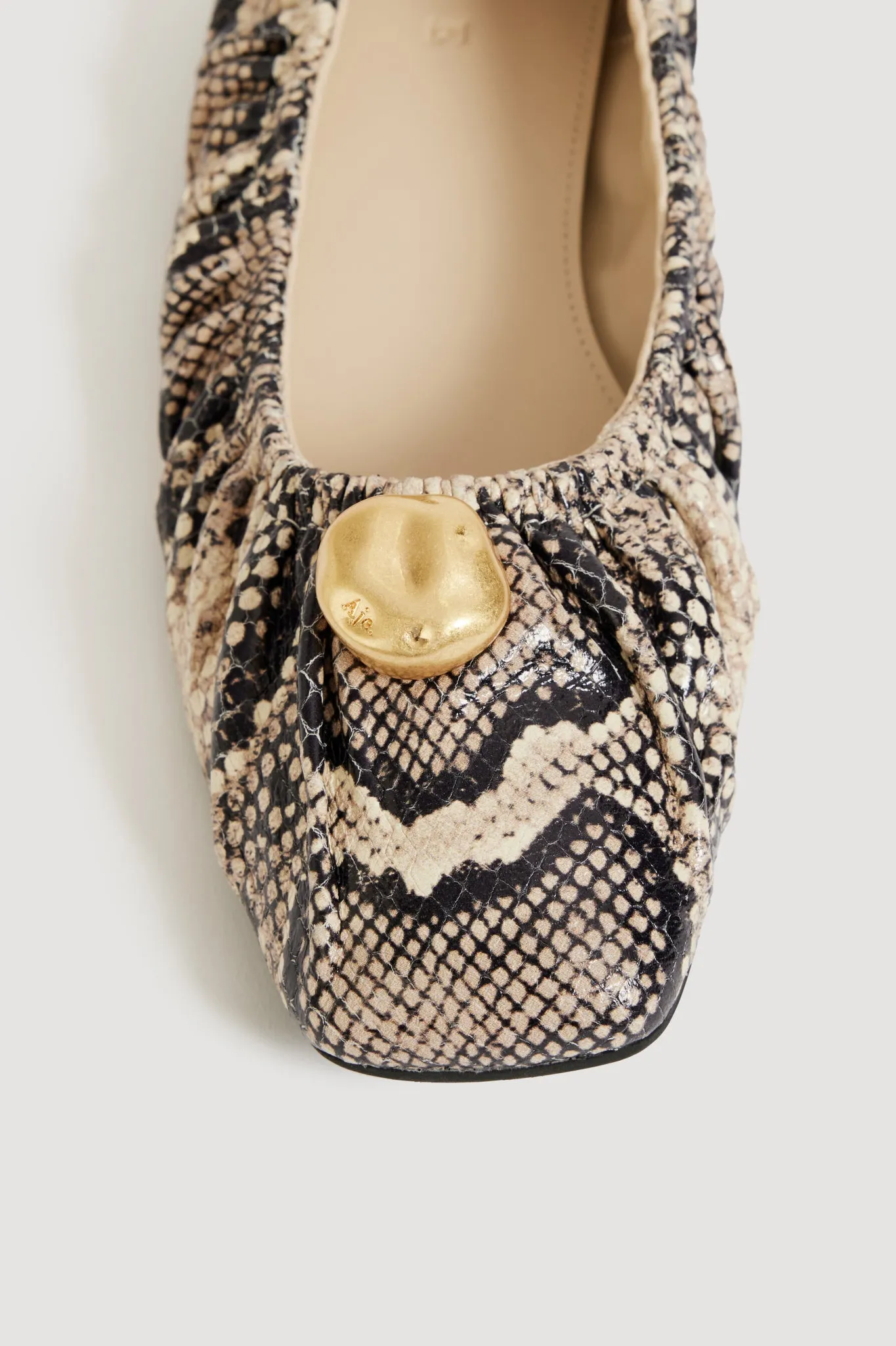 Carmena Ruched Ballet Flat sold by Aje product image thumbnail 3