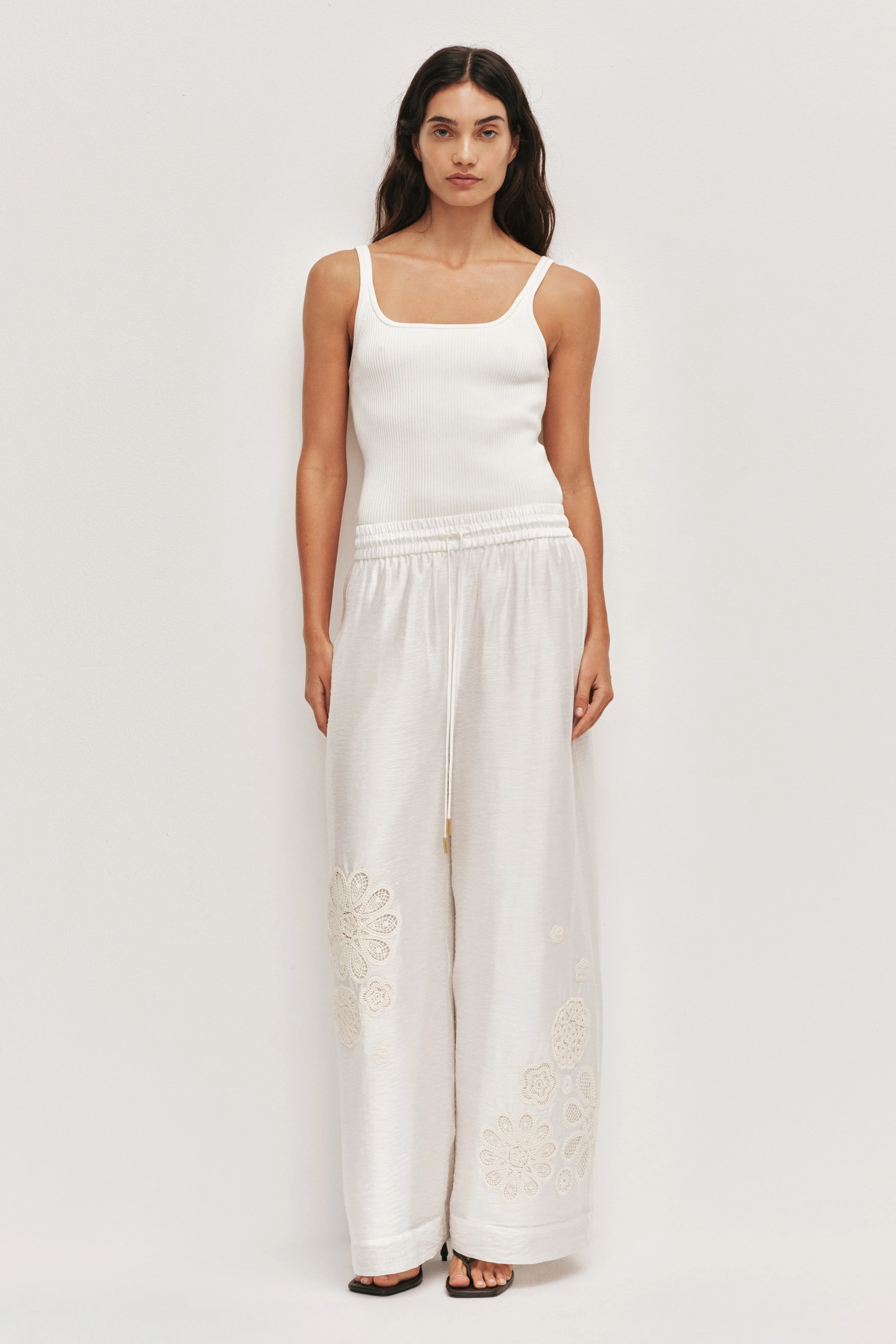 Gia Embroidered Pant sold by Aje