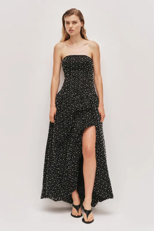 Regina Pearl Gown made by Aje