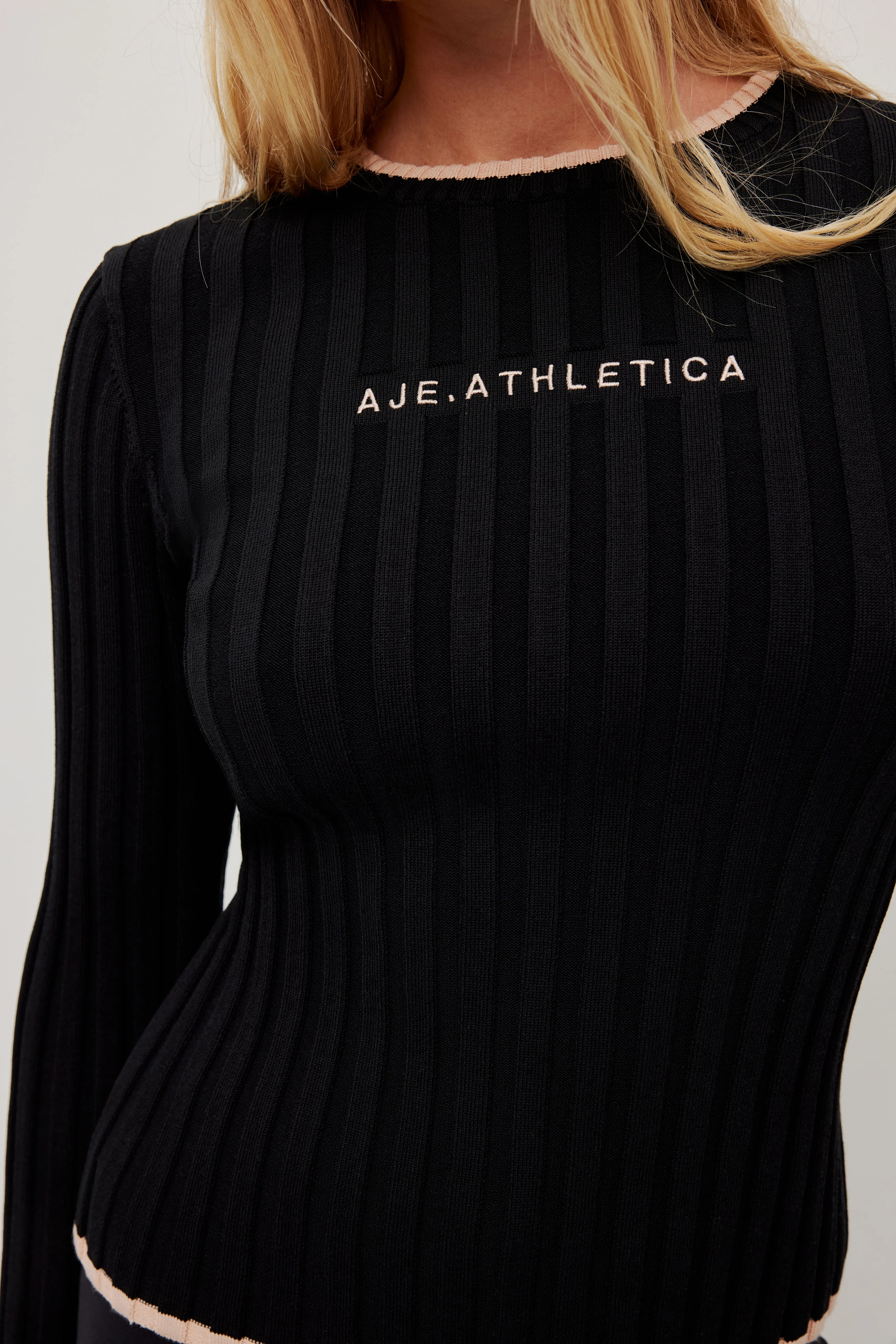 Long Sleeve Rib Knit Top 438 sold by Aje product image thumbnail 4