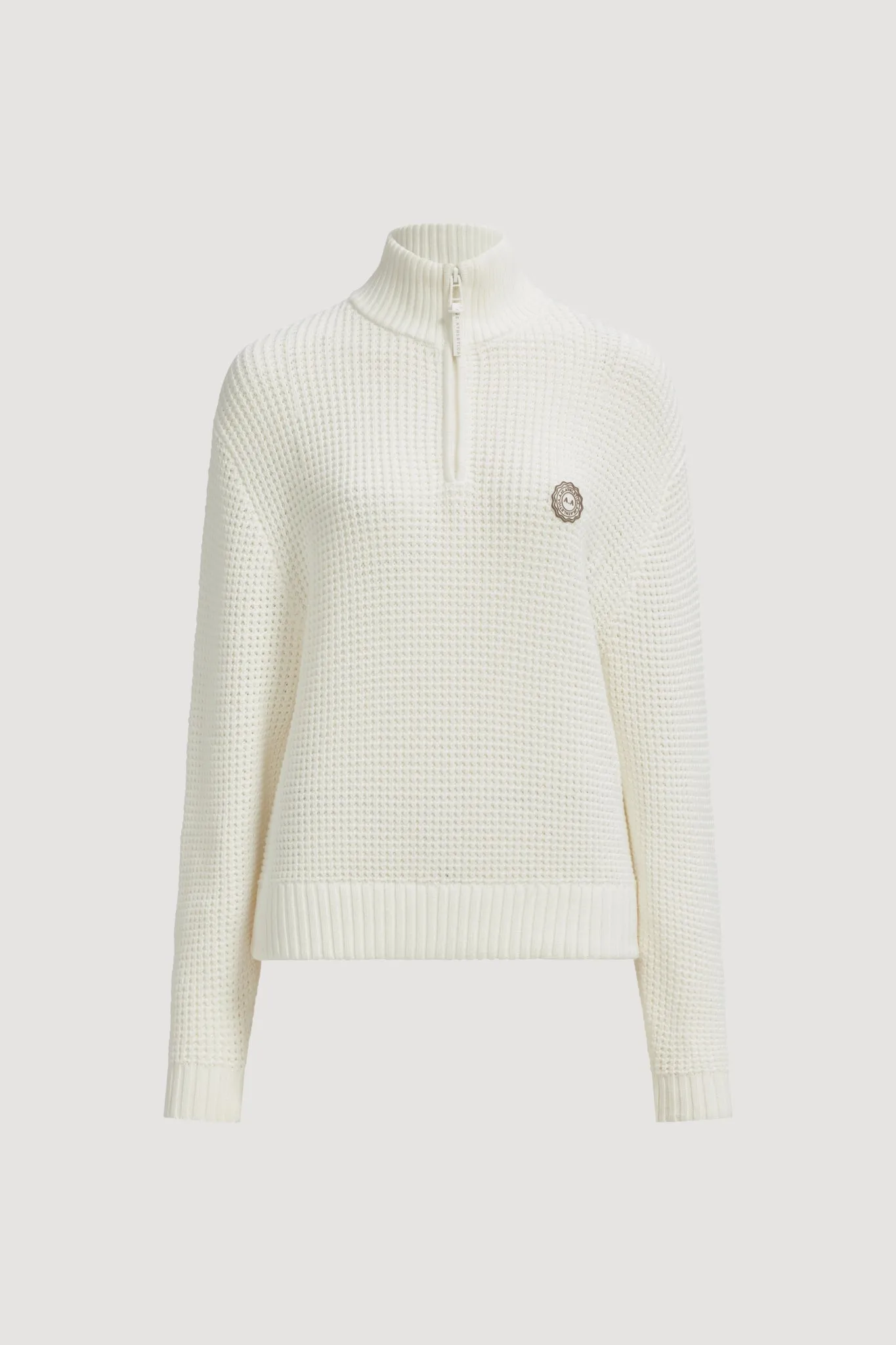 1/4 Zip Waffle Knit Jumper sold by Aje product image thumbnail 2