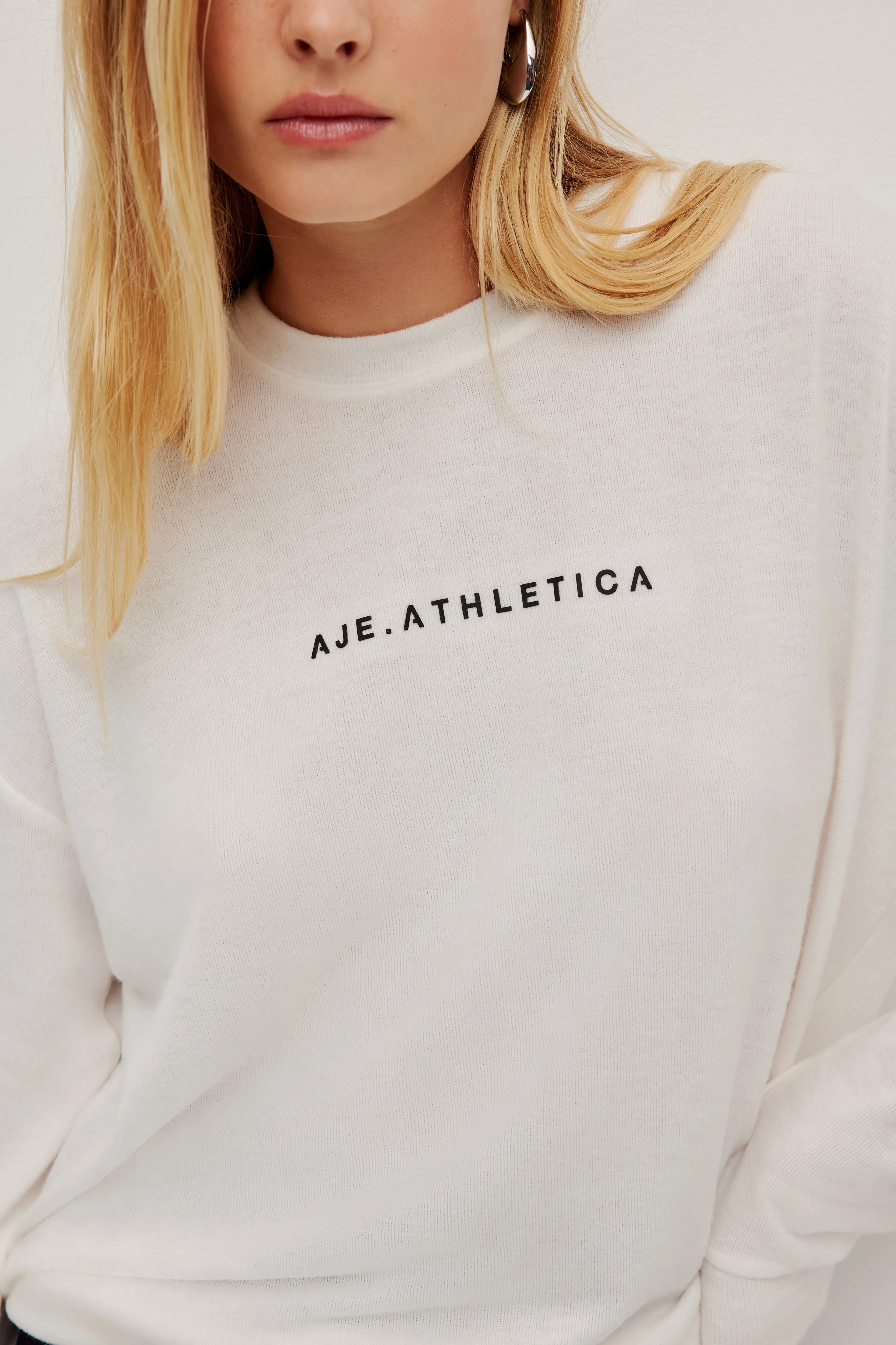 Textured Long Sleeve Tee sold by Aje product image thumbnail 4