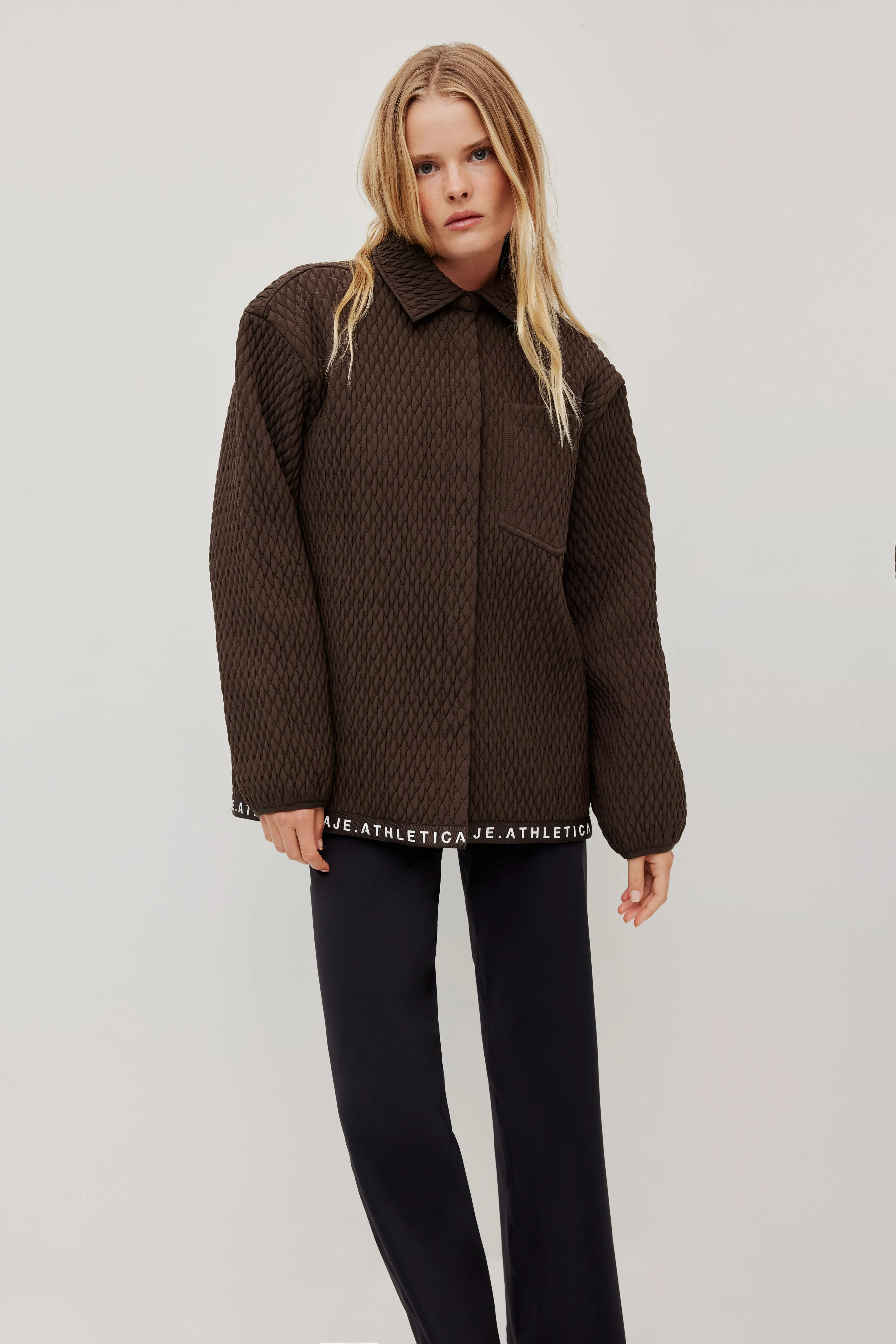 Quilted Logotape Shirt 406 sold by Aje product image thumbnail 3