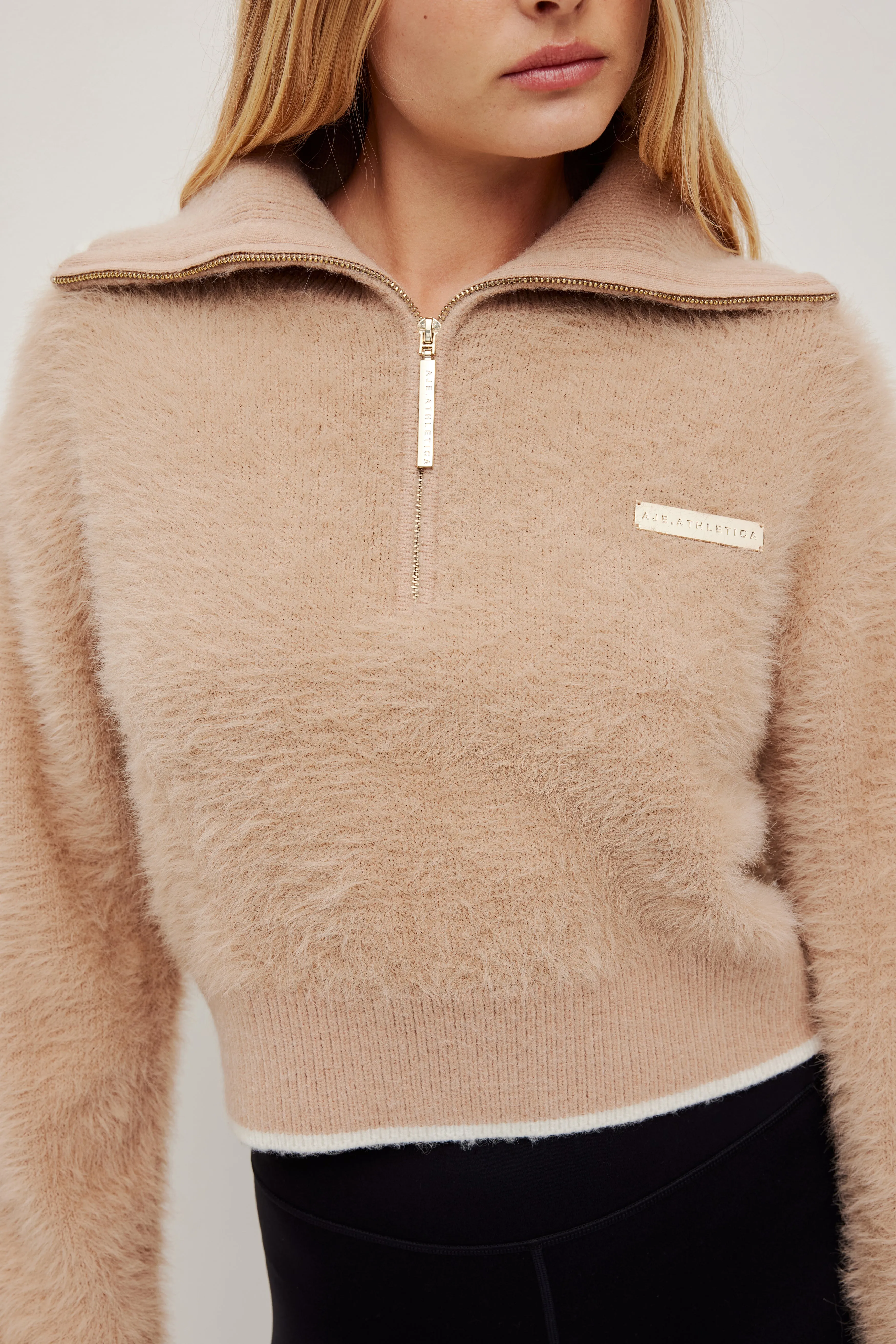 Fluffy 1/4 Zip Jumper sold by Aje product image thumbnail 3