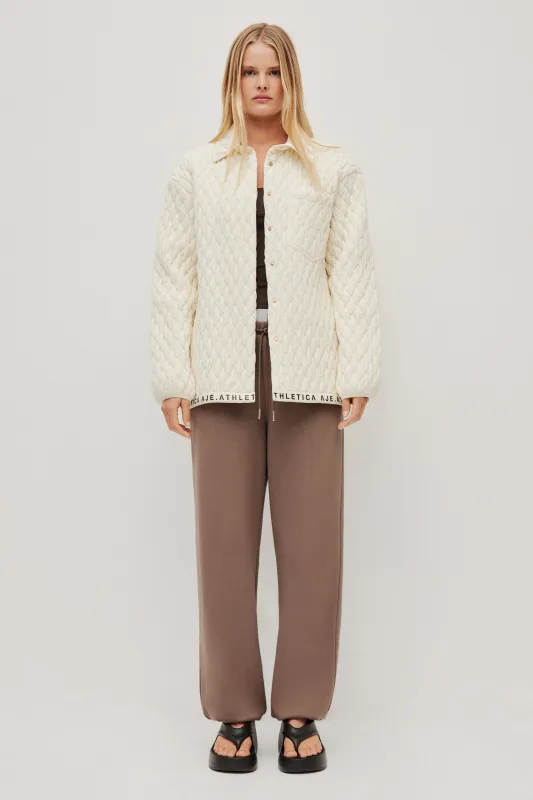 Quilted Logotape Shirt 408 made by Aje