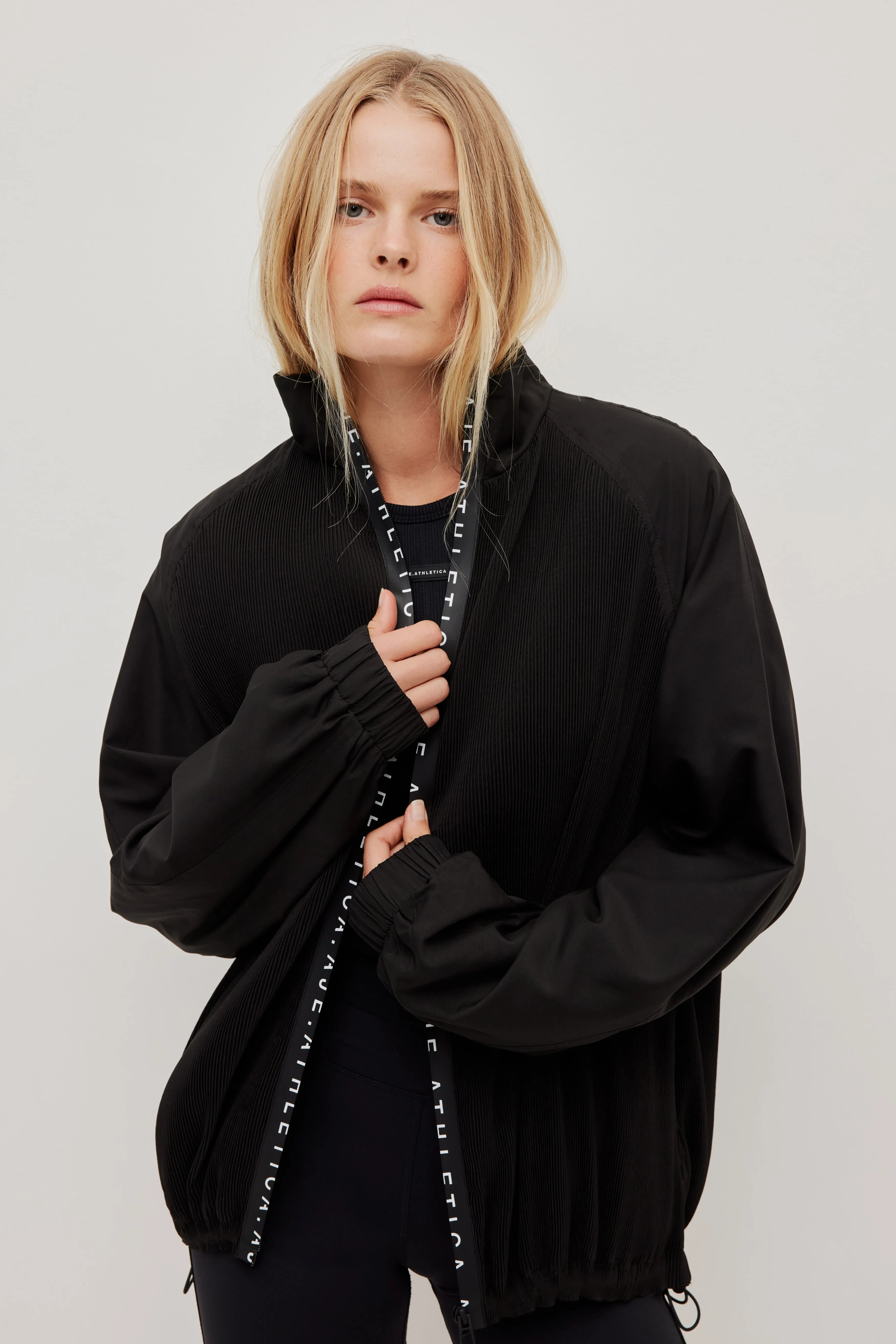 Pleated Logo Jacket sold by Aje product image thumbnail 3