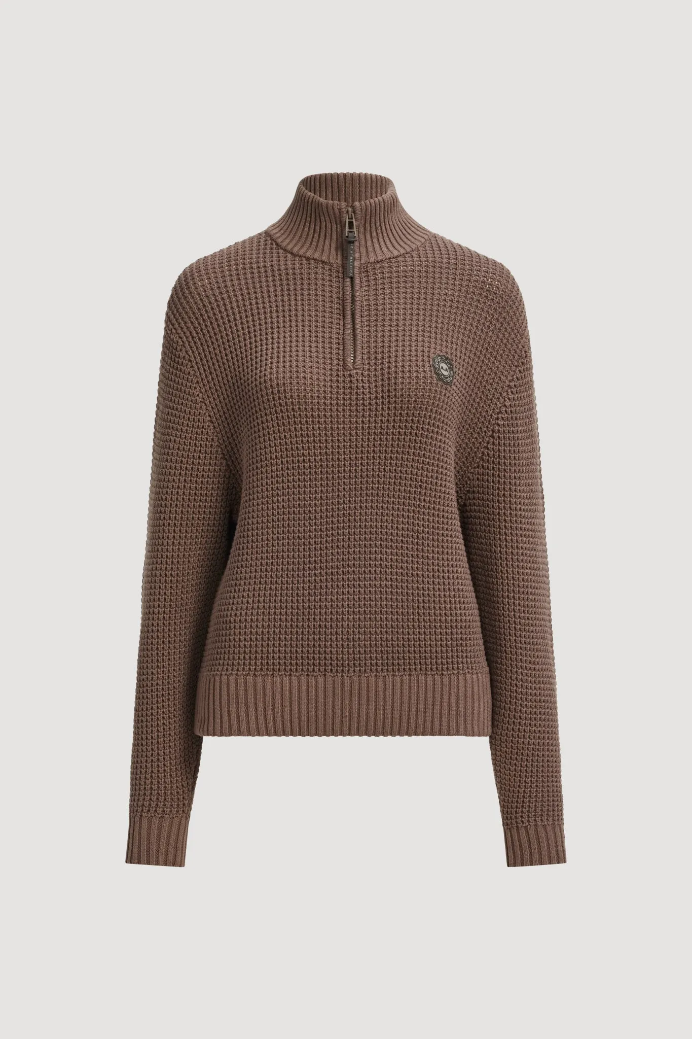 1/4 Zip Waffle Knit Jumper sold by Aje product image thumbnail 2