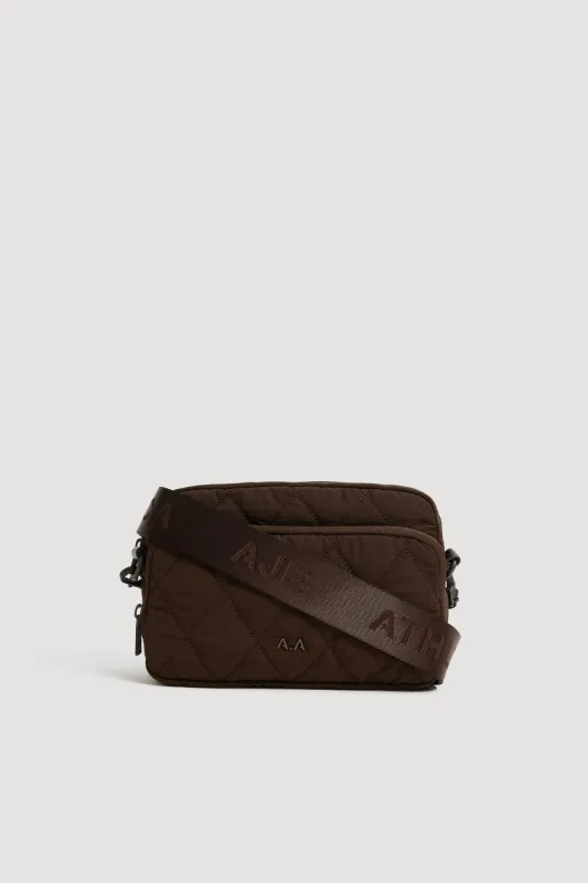 Zip Quilted Crossbody Bag made by Aje