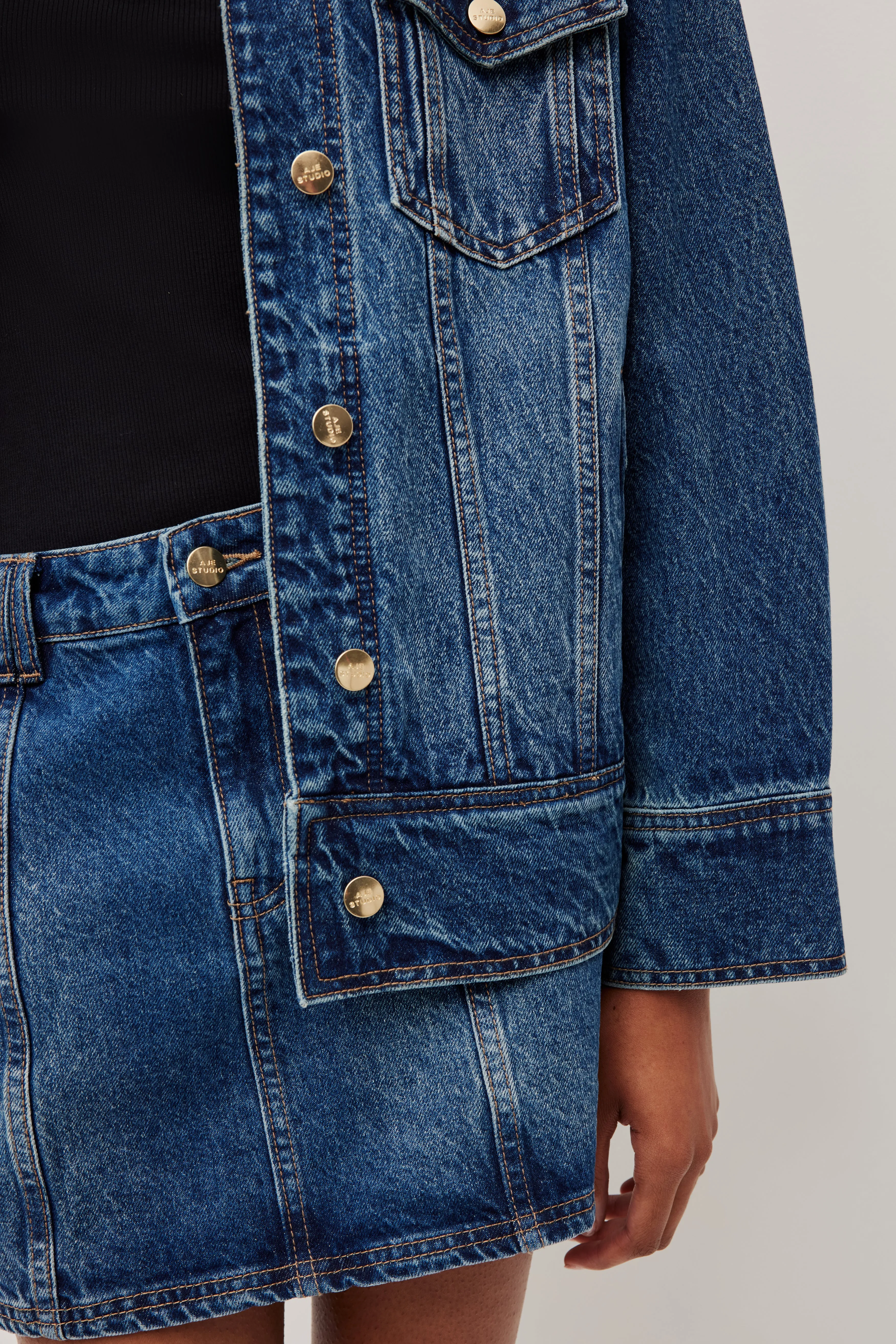 Myles Denim Jacket sold by Aje product image thumbnail 4