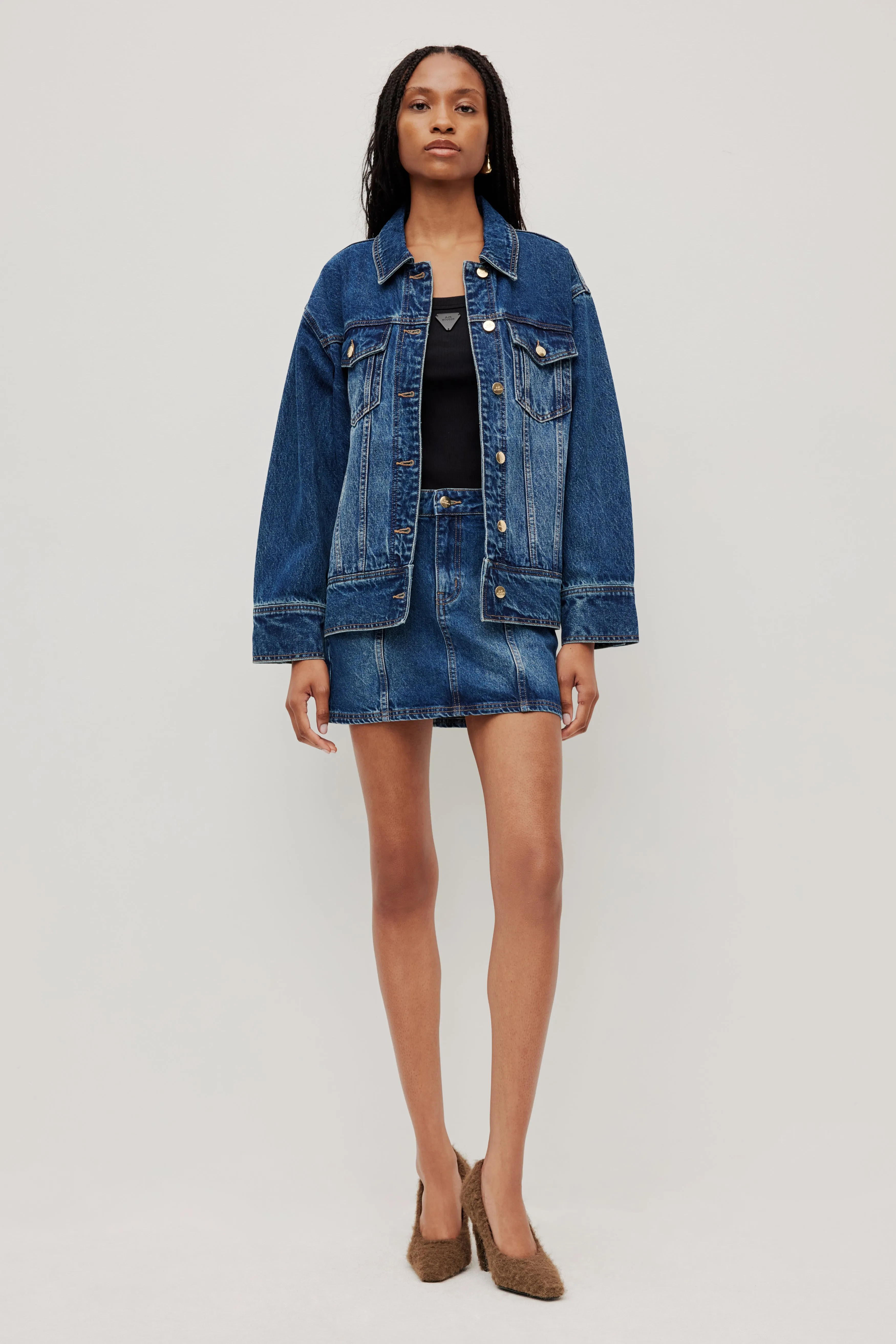 Myles Denim Jacket sold by Aje