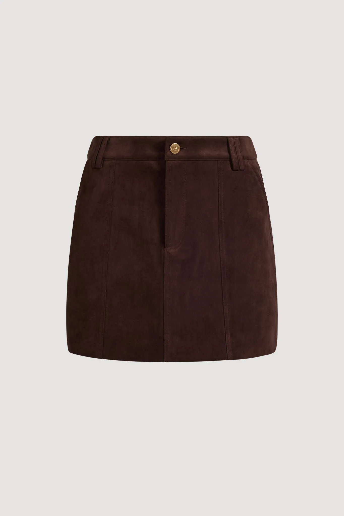 Philo Vegan Suede Mini Skirt sold by Aje product image thumbnail 2