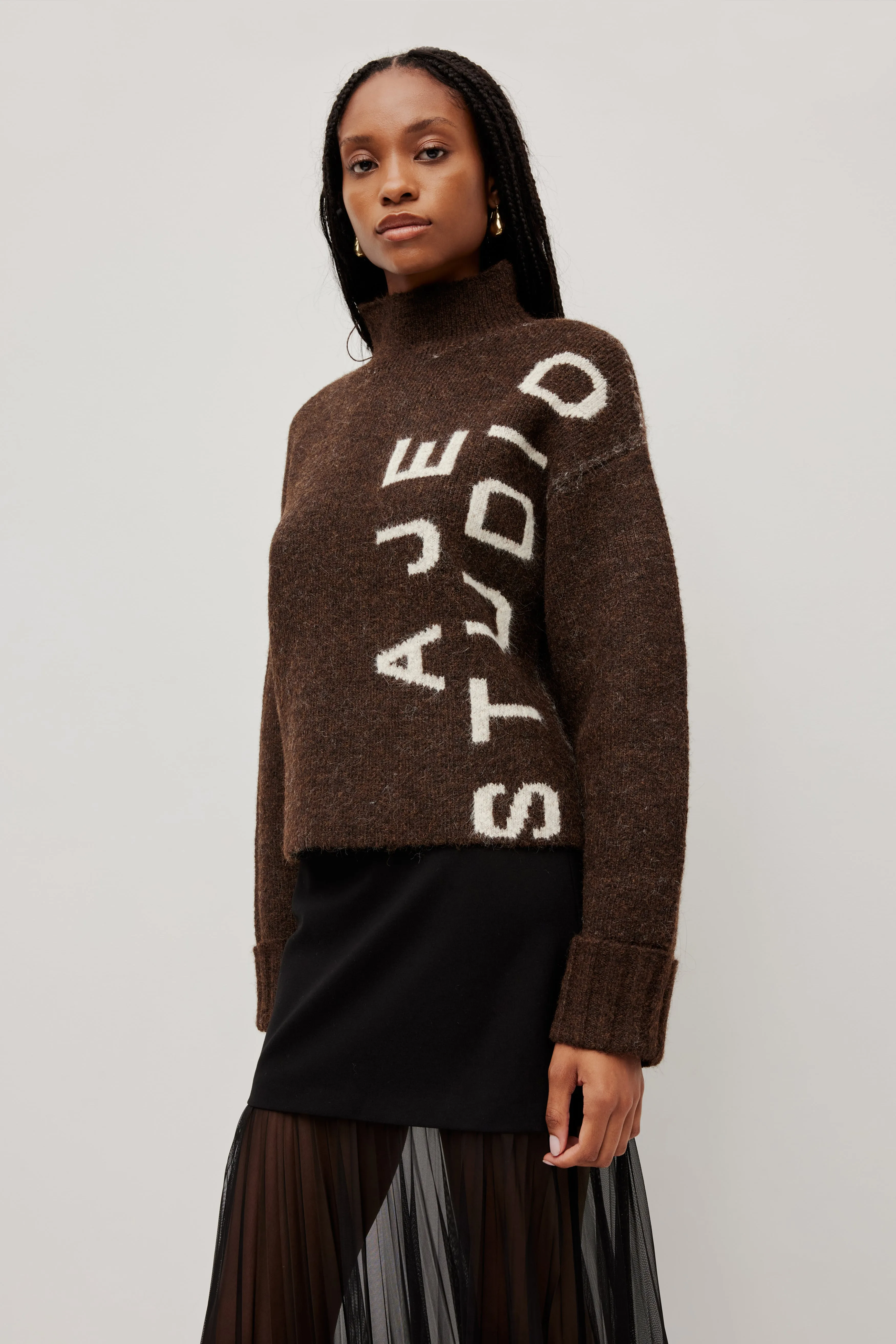 Santiago Logo Knit Jumper sold by Aje product image thumbnail 3