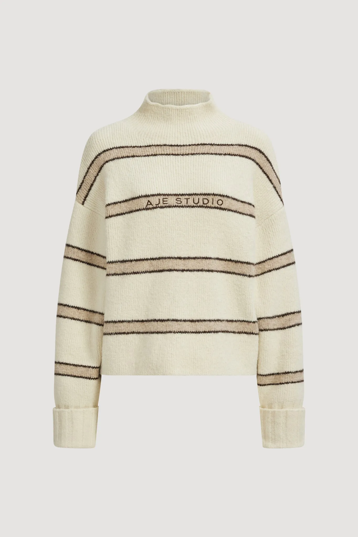 Violet Stripe Jumper sold by Aje product image thumbnail 2