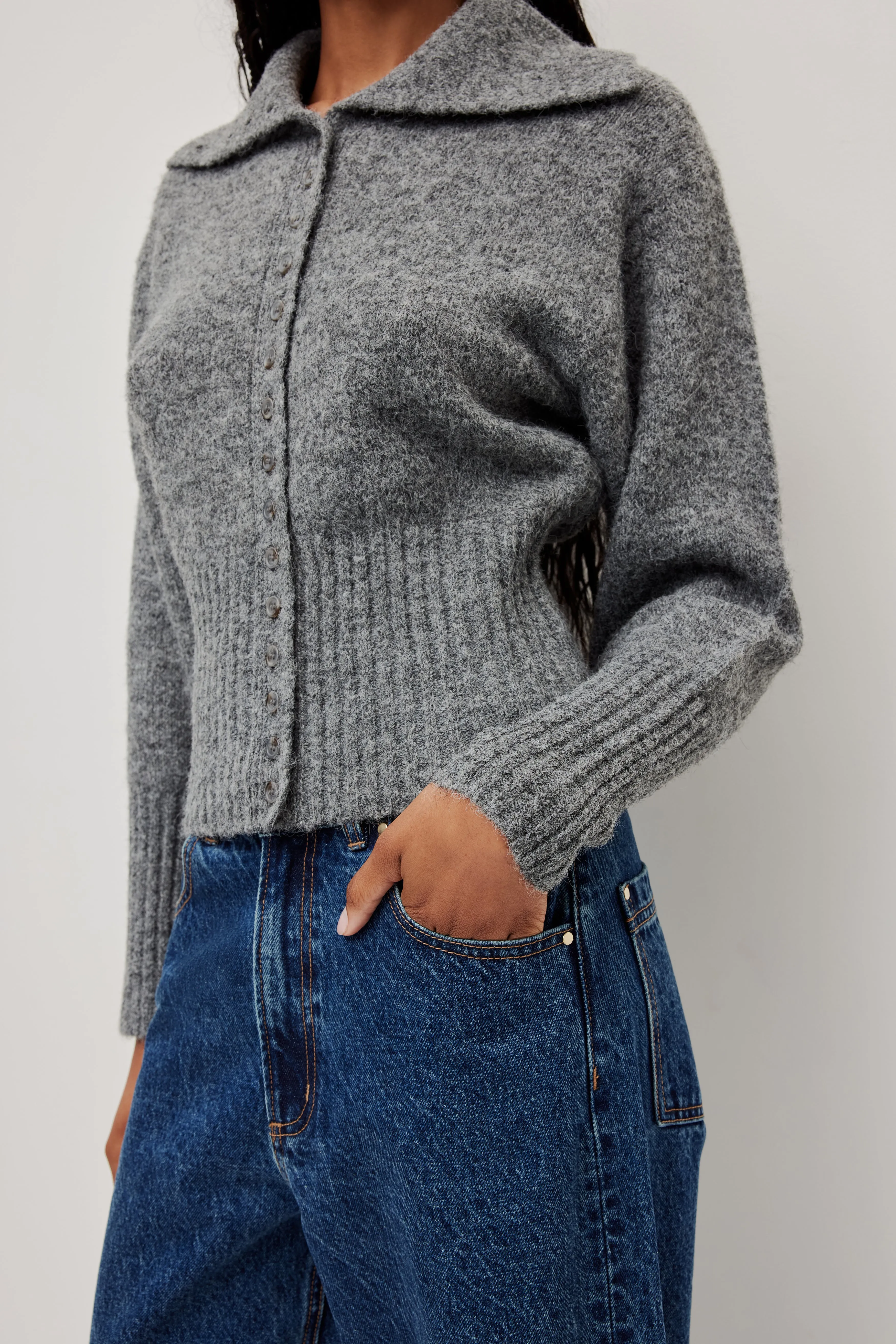 Leni Collared Cardigan sold by Aje product image thumbnail 3