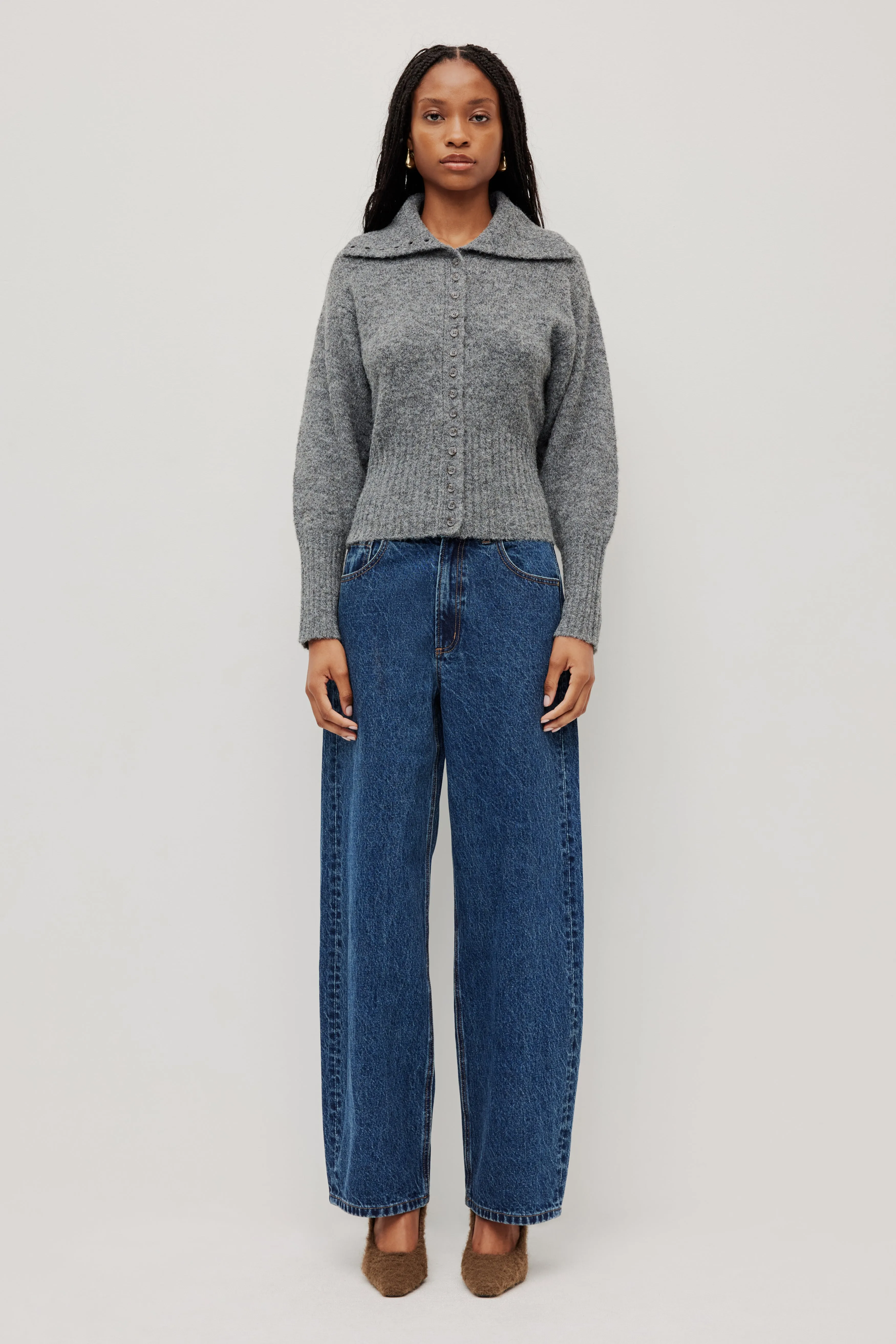 Leni Collared Cardigan sold by Aje