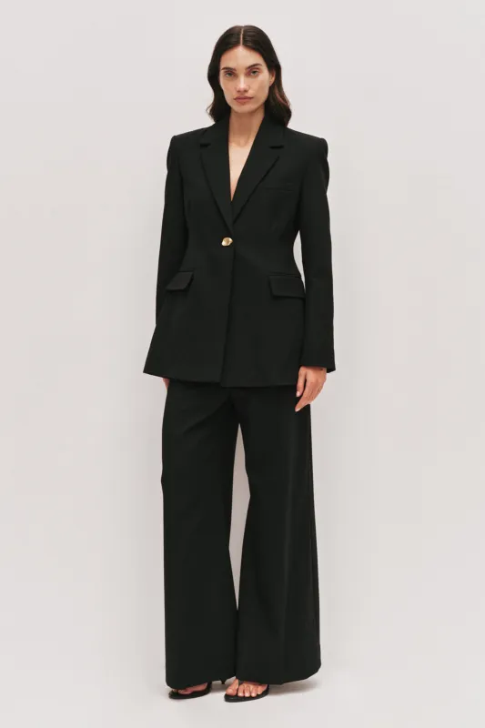 Simone Pleated Back Blazer made by Aje