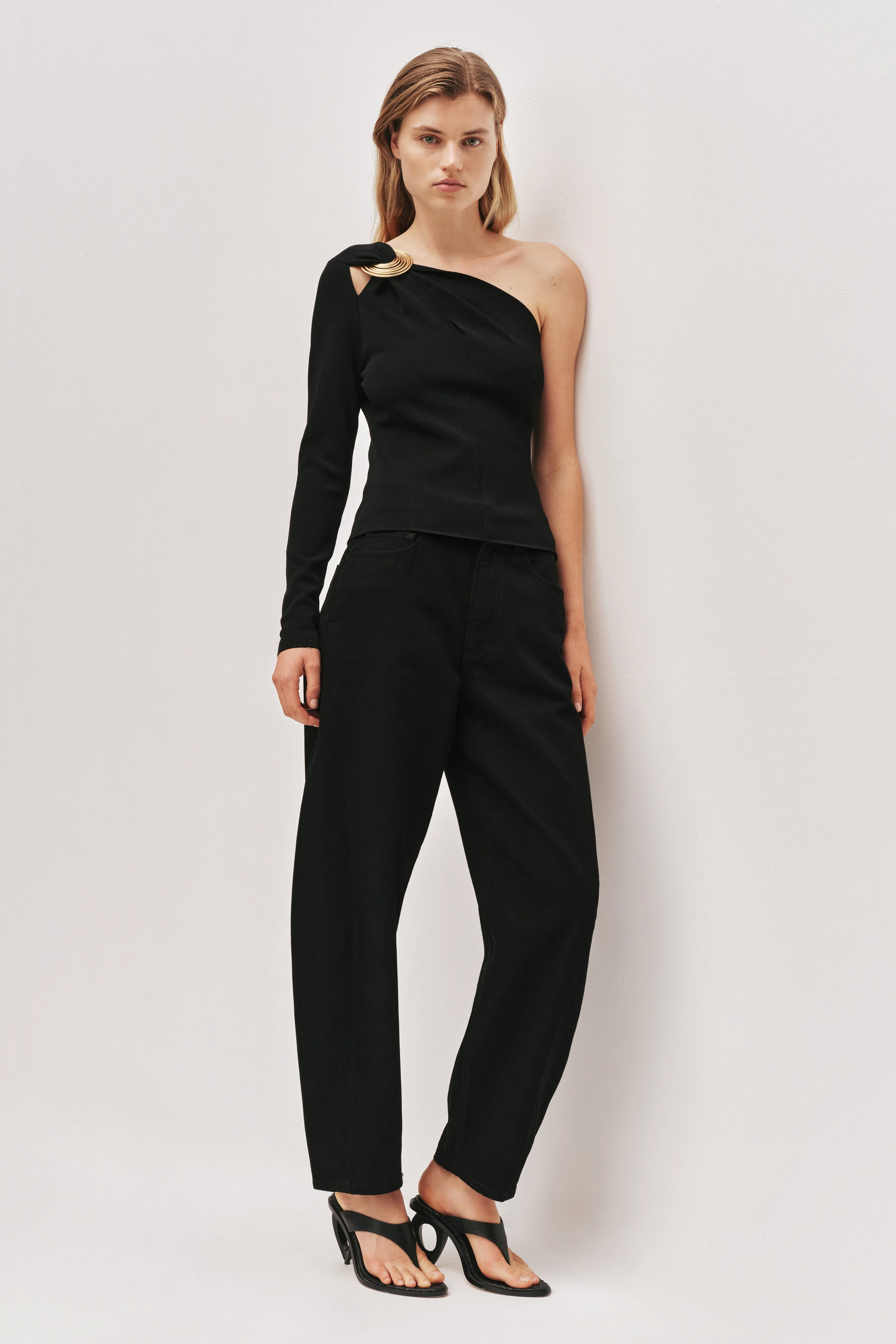 Rosabel Asymmetric Knit Top sold by Aje product image thumbnail 5