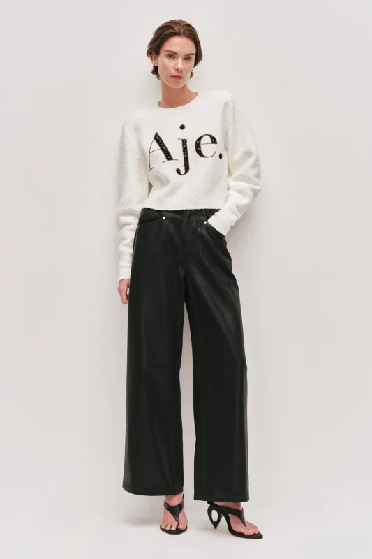 Margan Cropped Jumper made by Aje