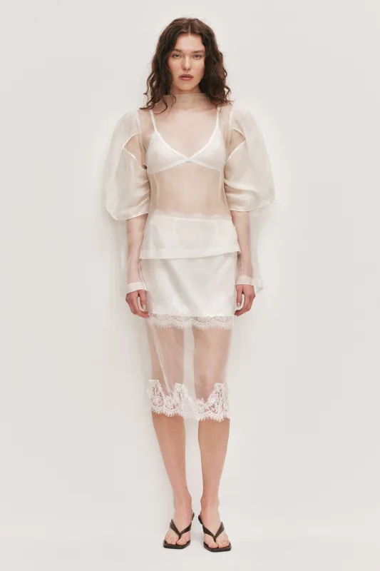 Mirella Organza Long Sleeve Top made by Aje