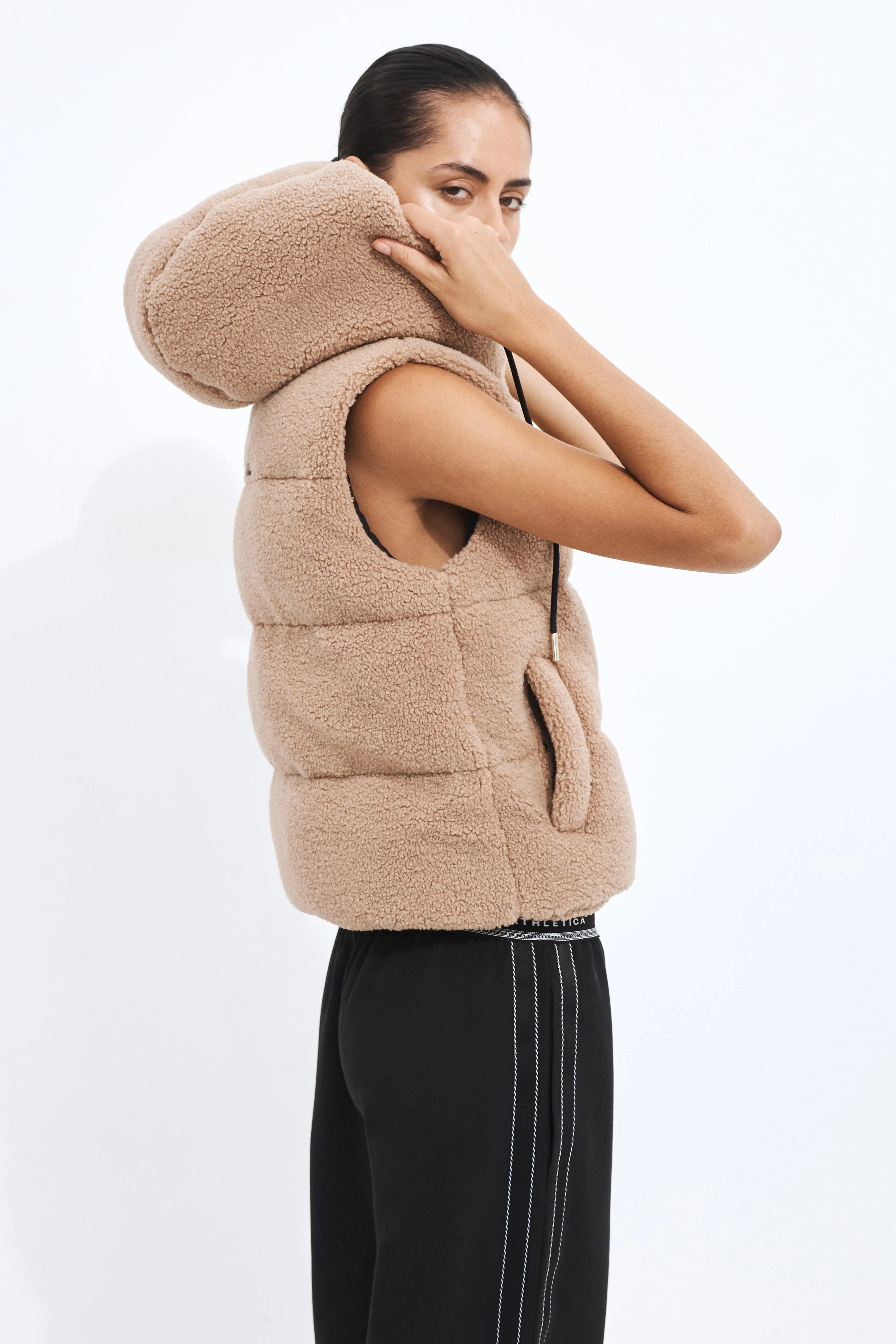 Sherpa Sleeveless Vest sold by Aje product image thumbnail 3