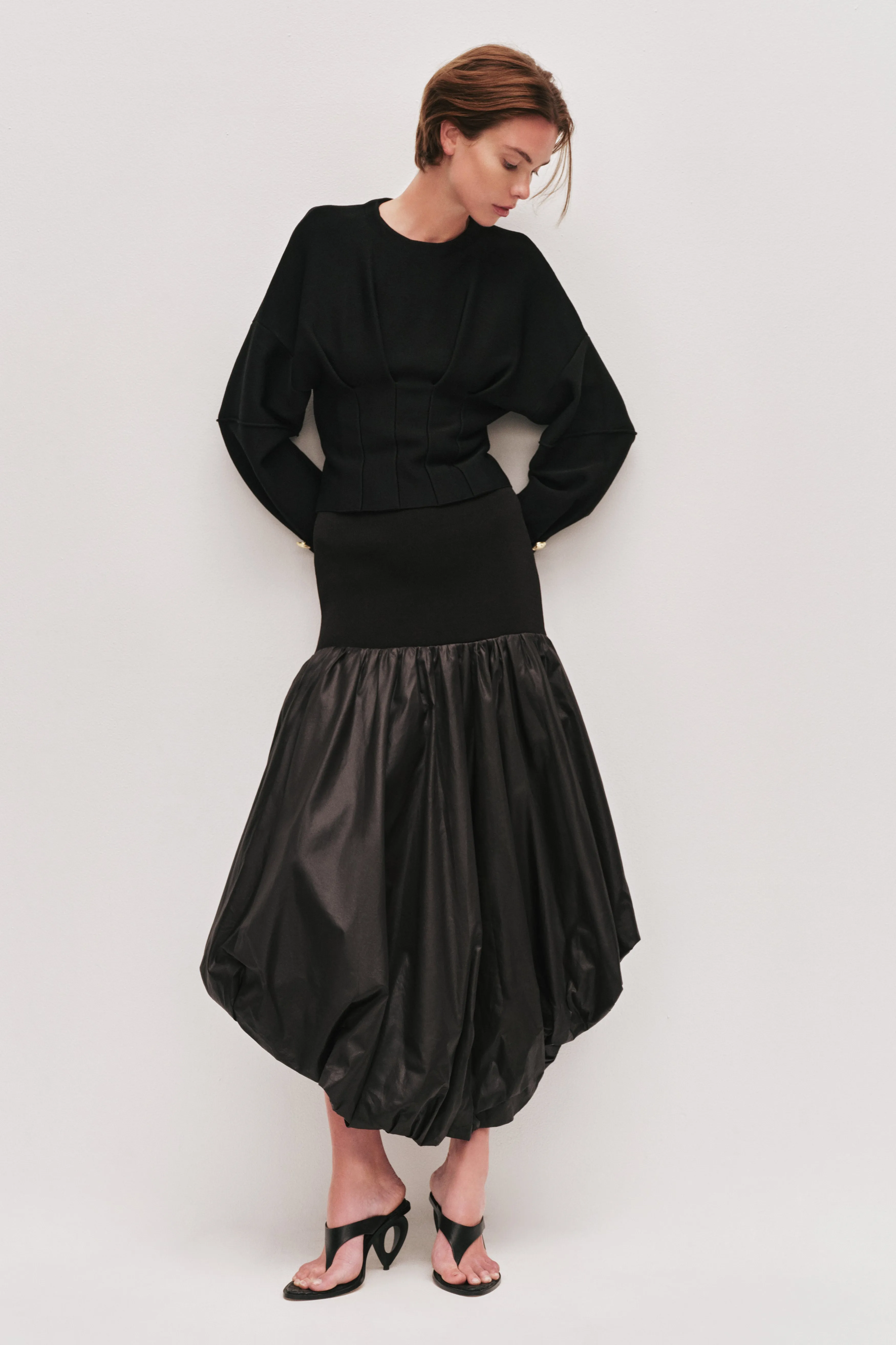 Saige Corset Knit Jumper sold by Aje
