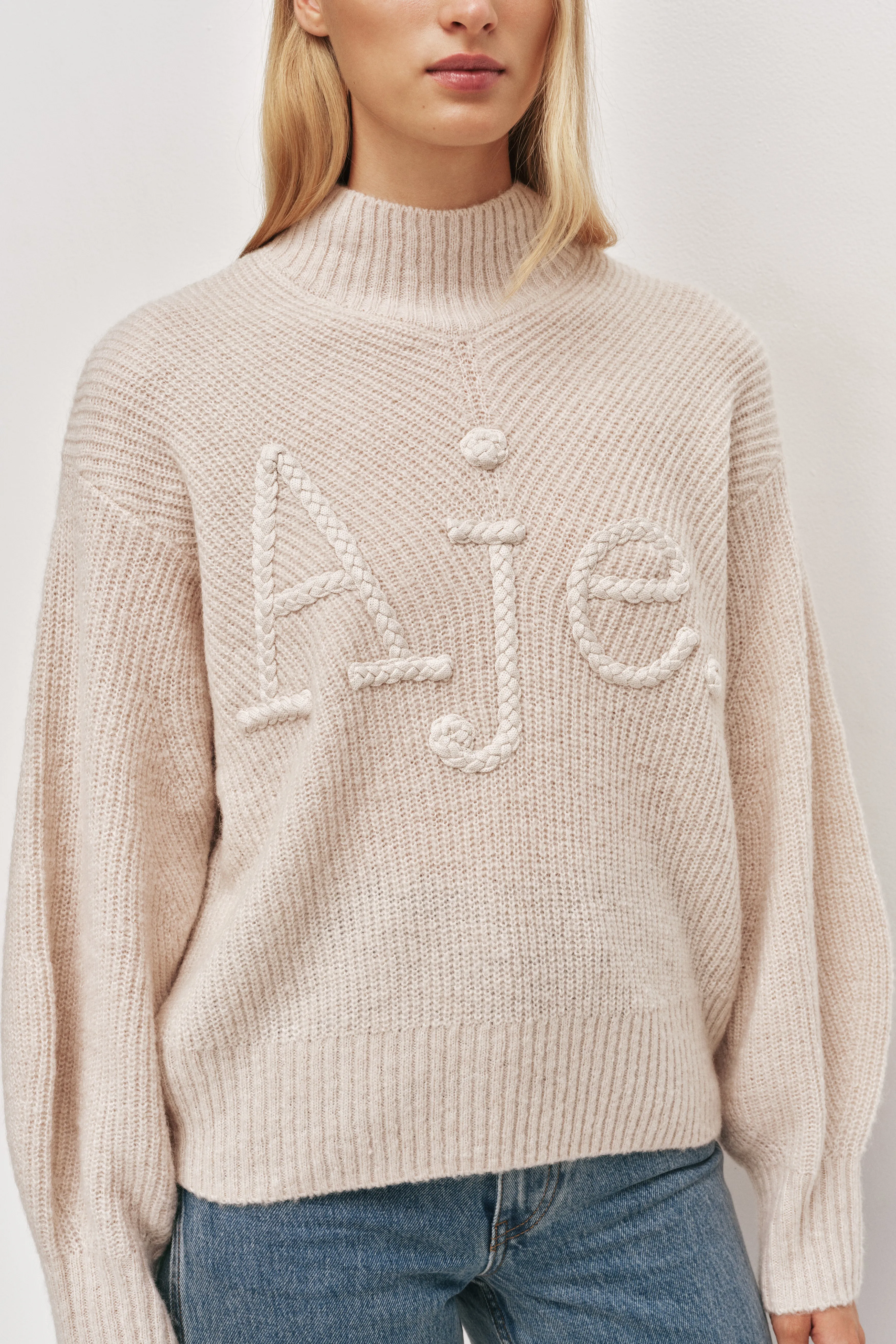Cassandre Logo Jumper sold by Aje product image thumbnail 3