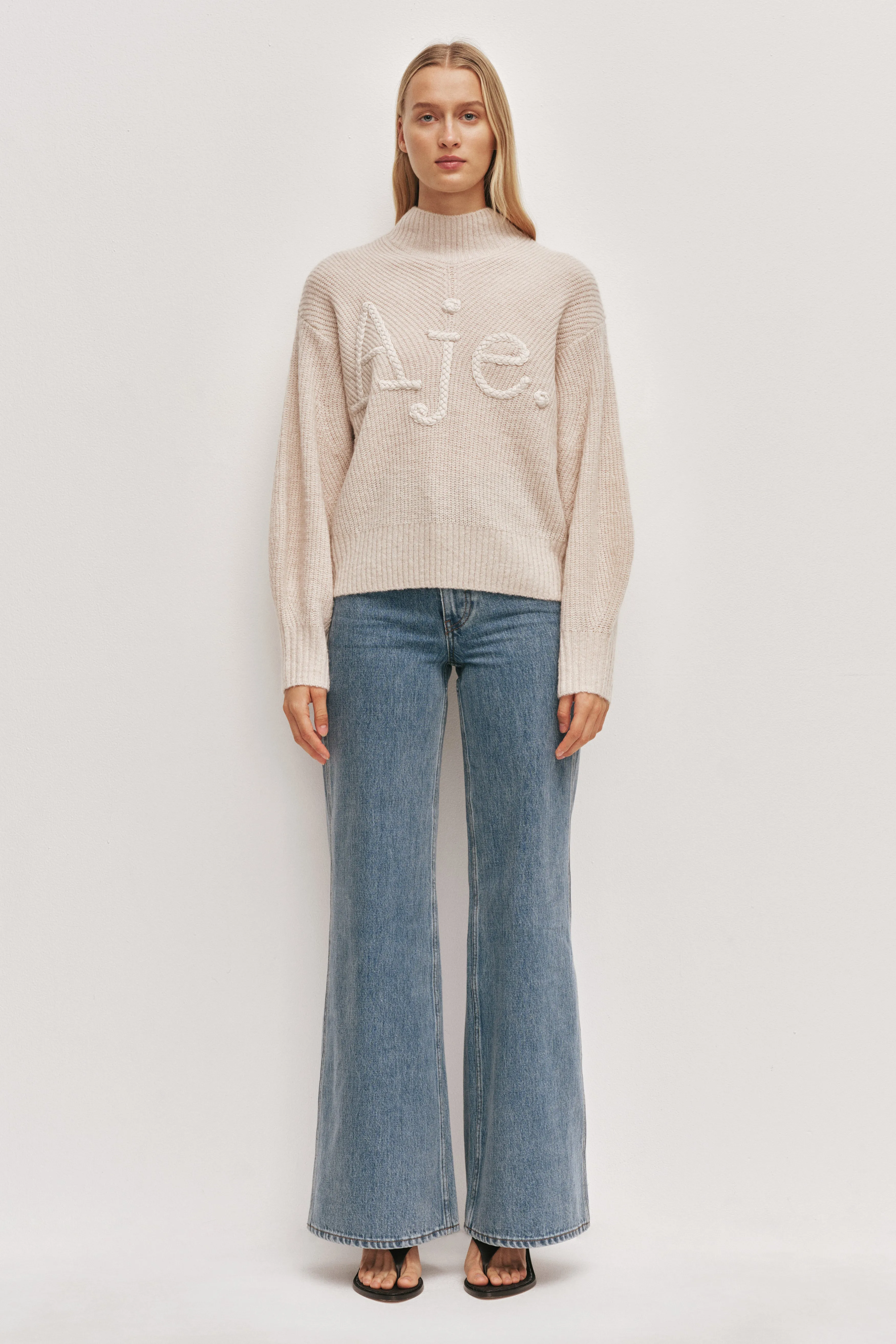 Cassandre Logo Jumper sold by Aje