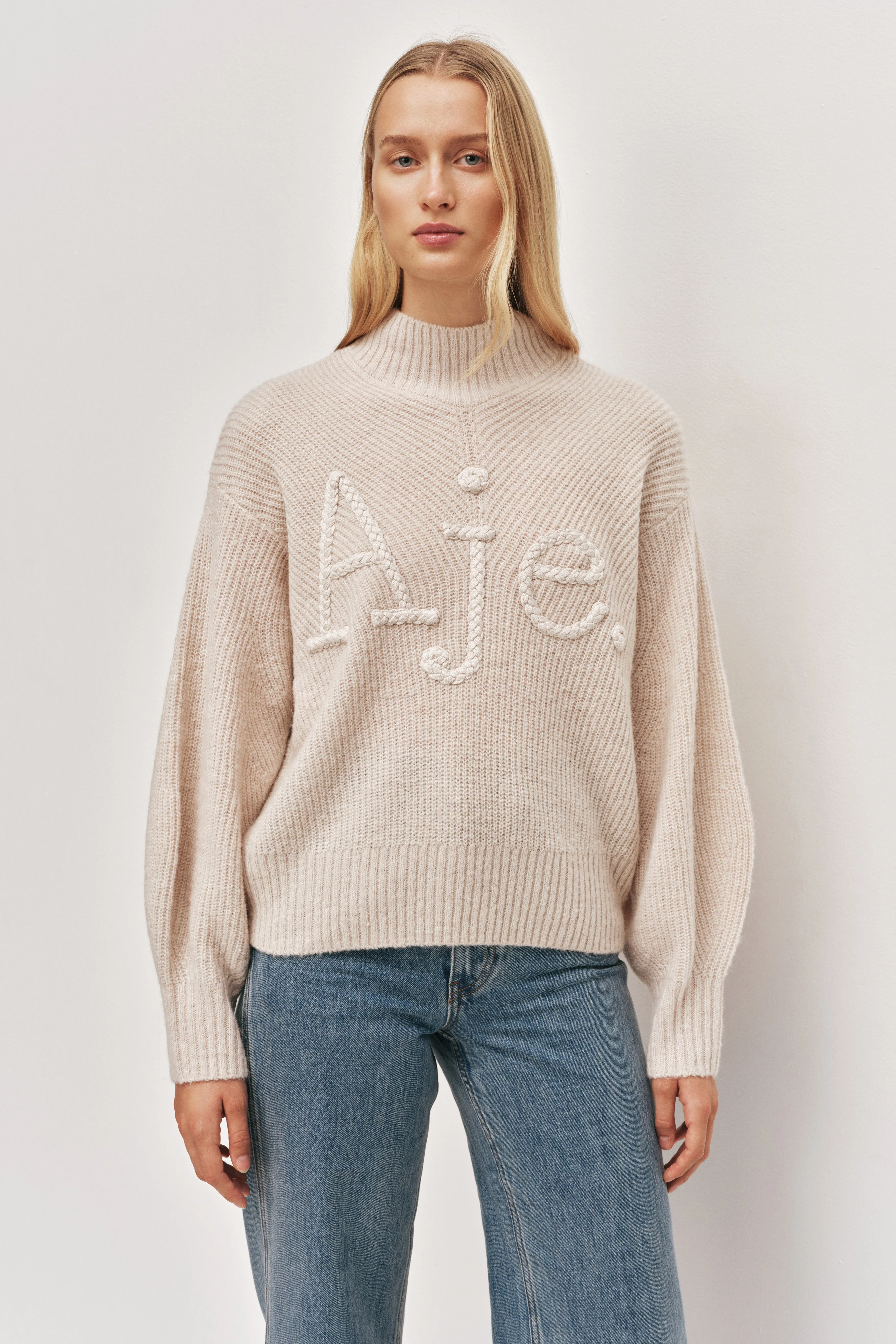 Cassandre Logo Jumper sold by Aje product image thumbnail 2