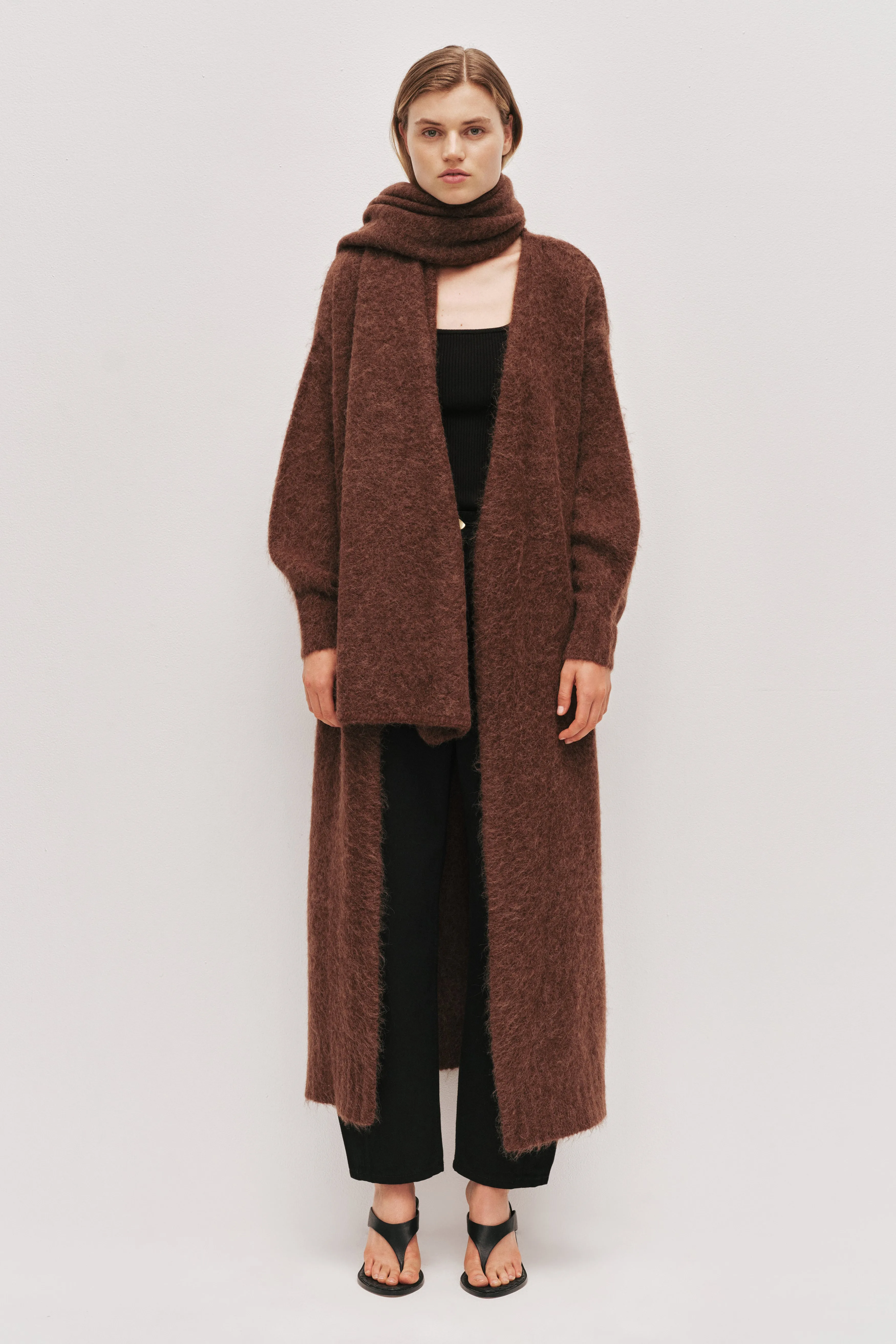 Emory Long Cardigan sold by Aje