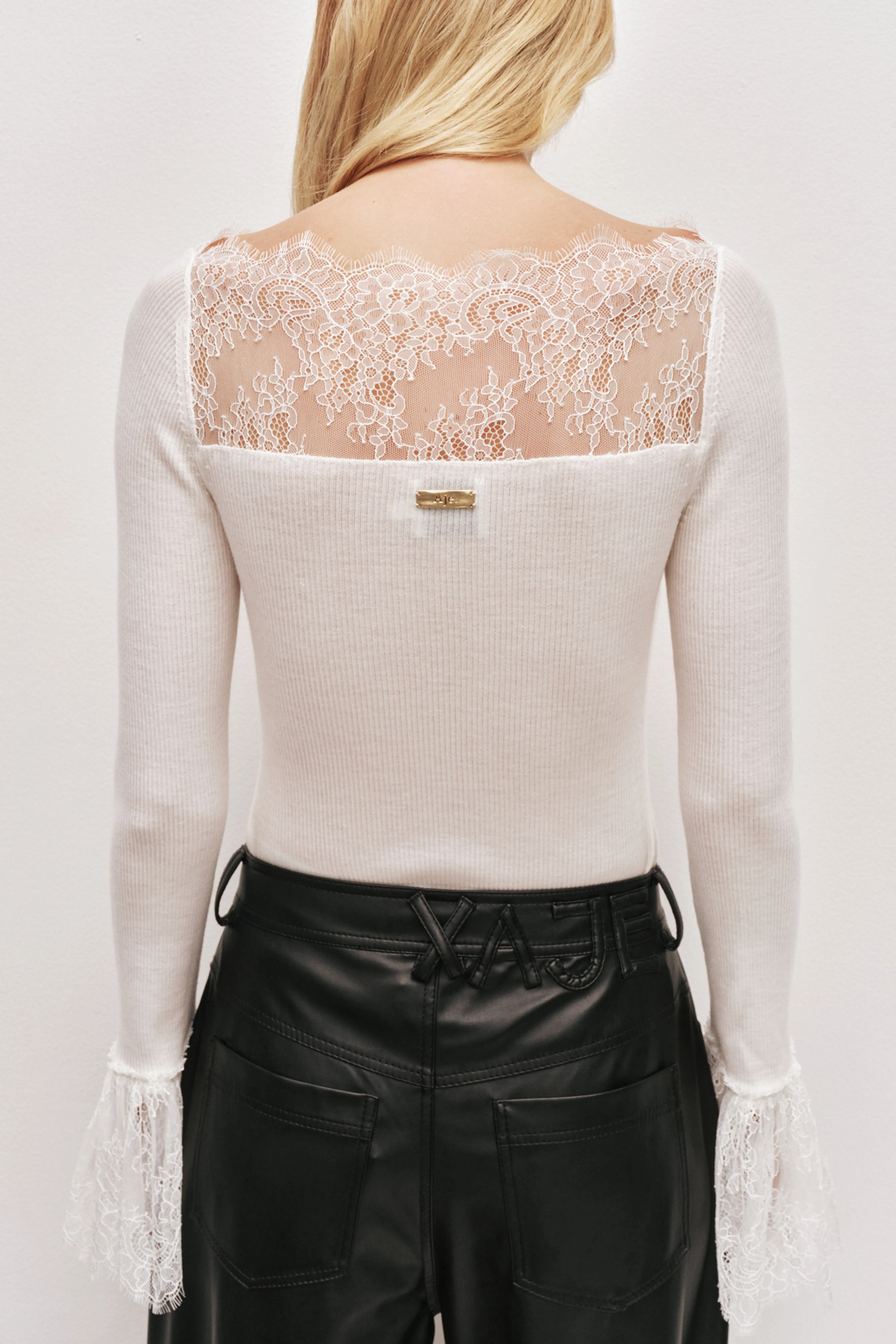 Genna Lace Knit Top sold by Aje product image thumbnail 5